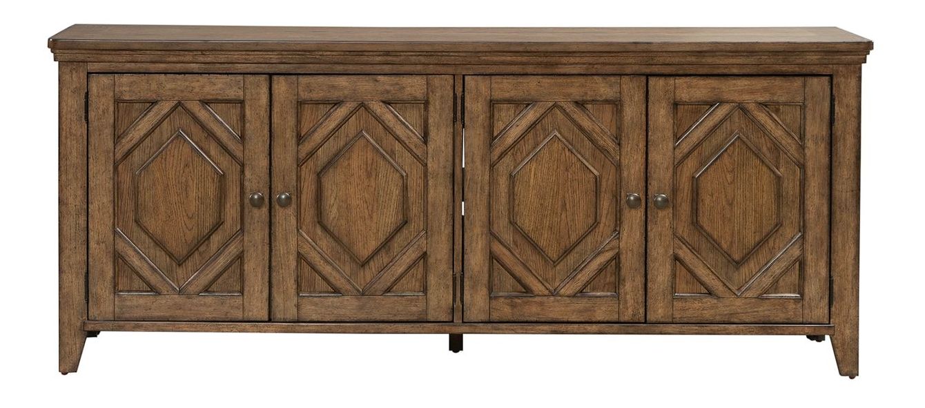 Carolina Park 78-inch Wood 2-Door TV Console