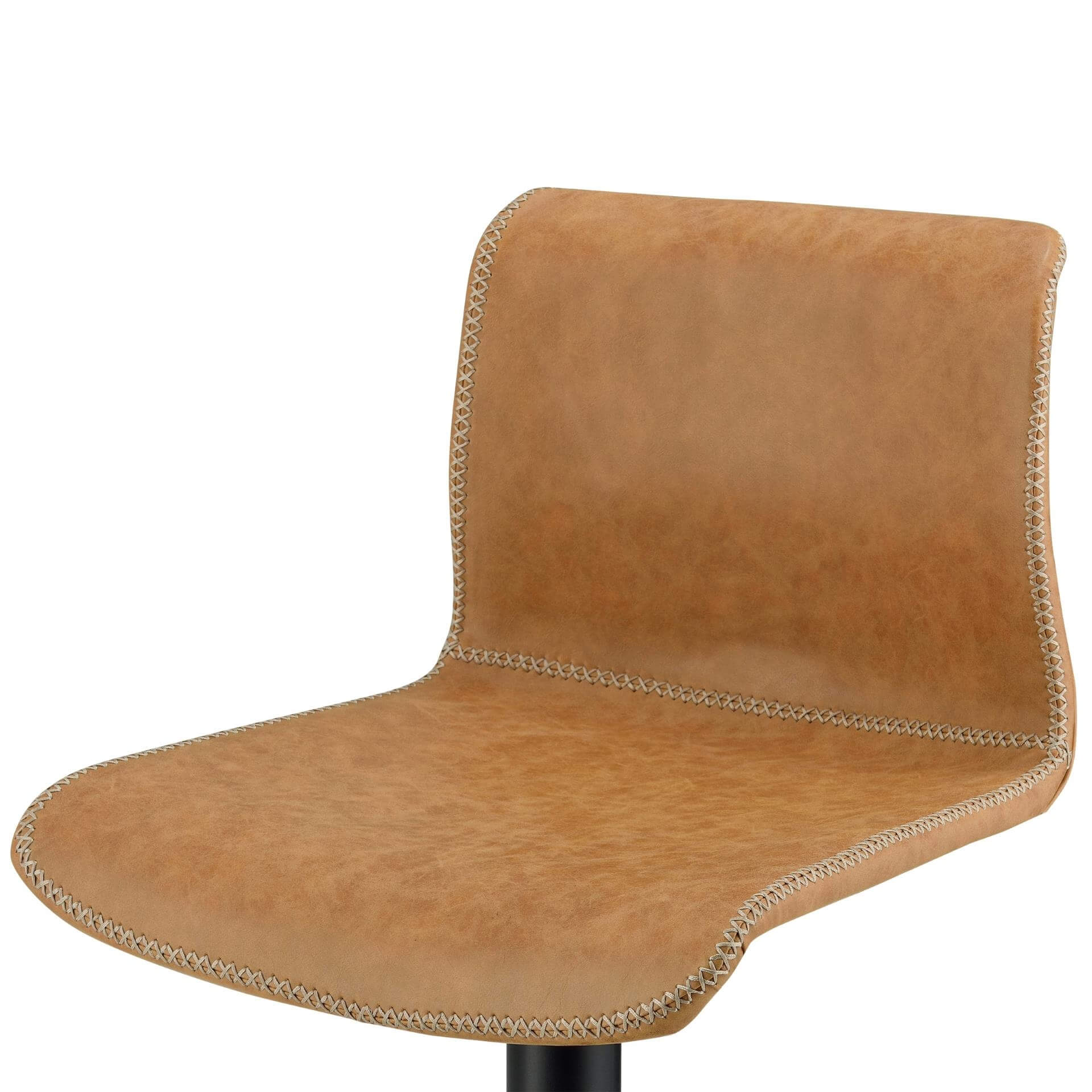 Jayden KD PU Low Back Gaslift Bar Stool