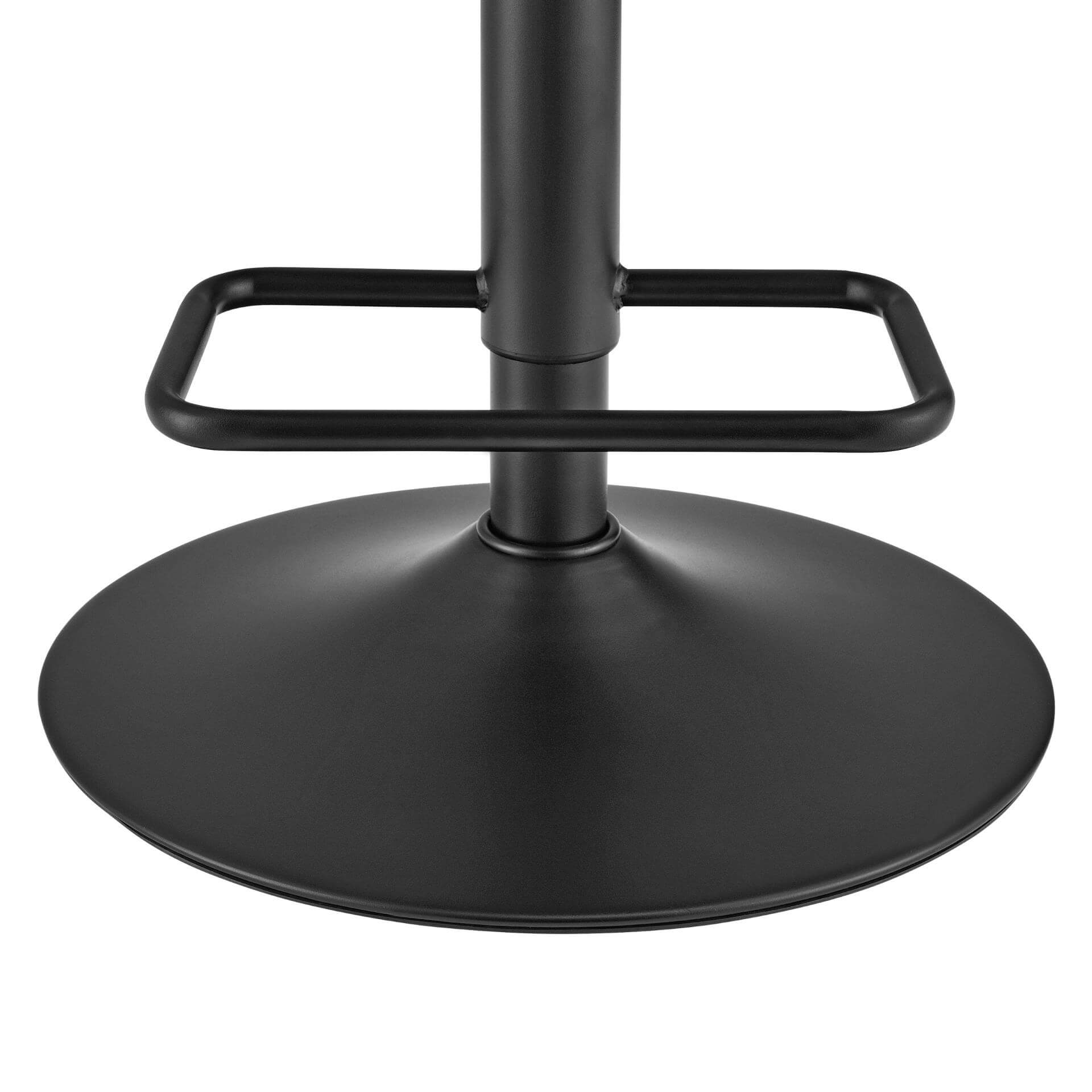 Jayden KD PU Low Back Gaslift Bar Stool