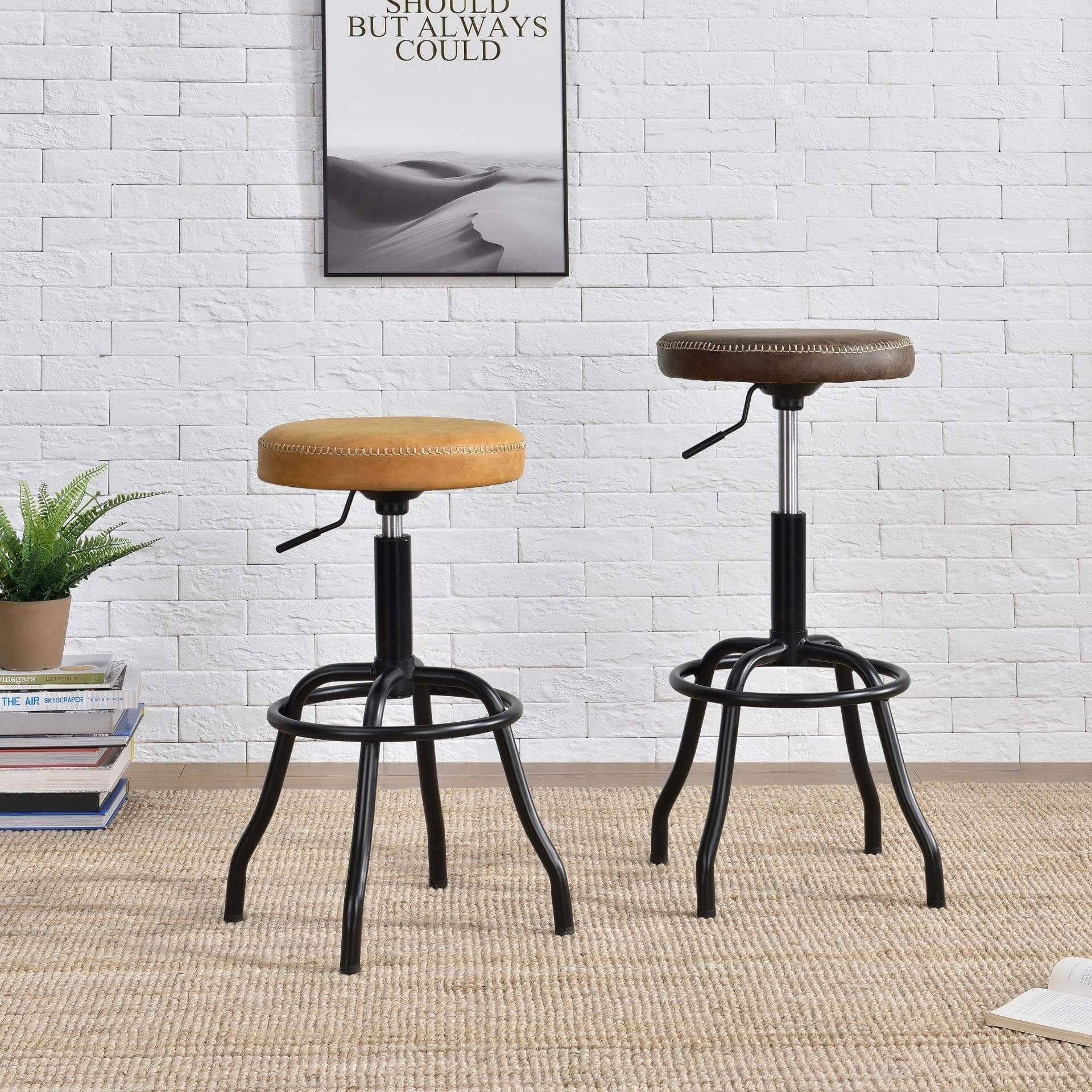 Eaton KD PU Gaslift Bar Stool