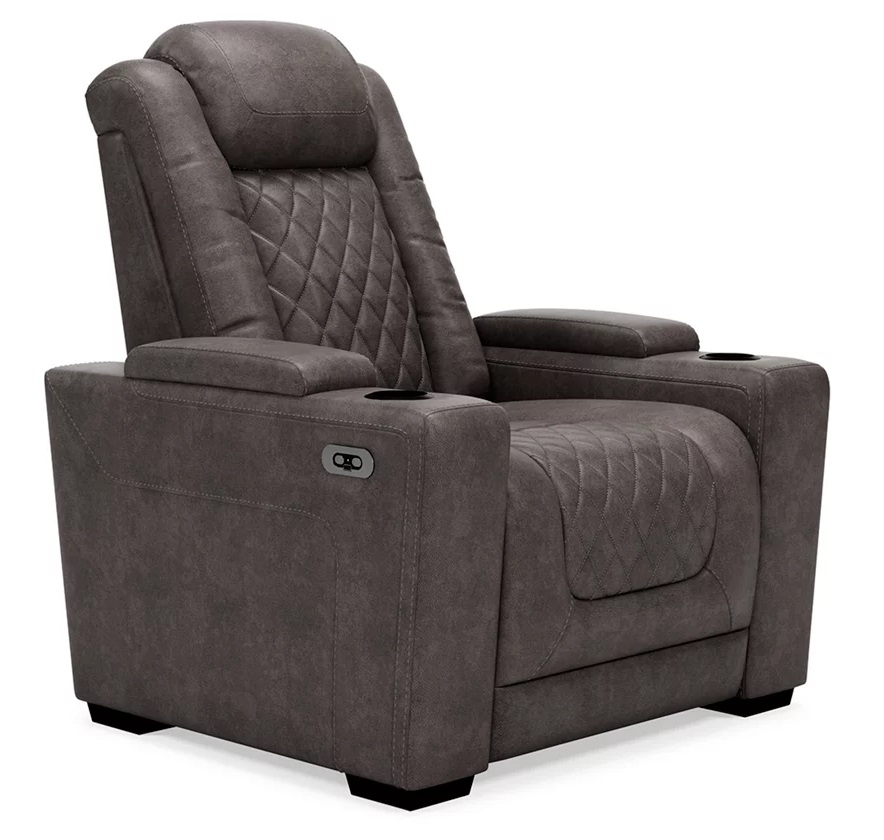 Hyllmont Polyester Power Recliner Living