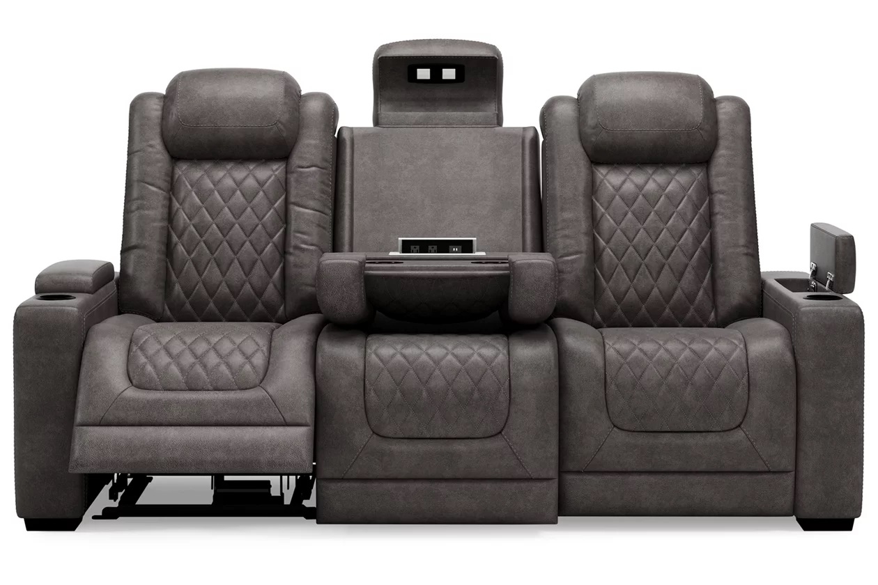 Ashley Hyllmont Polyester Power Recliner Loveseat