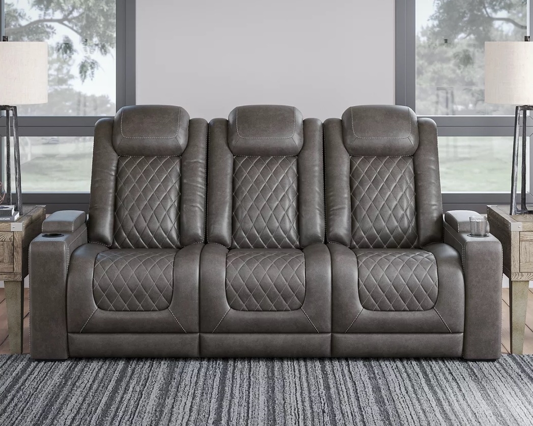 hyllmont dual power reclining sofa