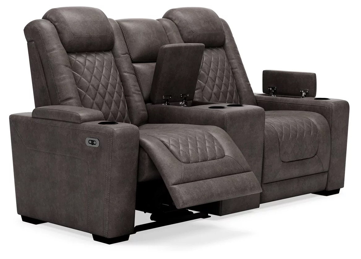 Ashley Hyllmont Polyester Power Recliner Loveseat