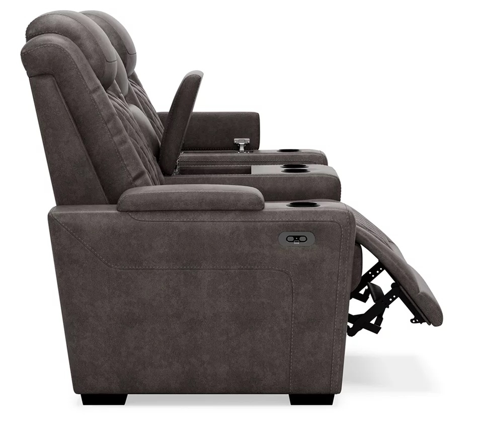 Hyllmont Polyester Power Recliner Living Room Set