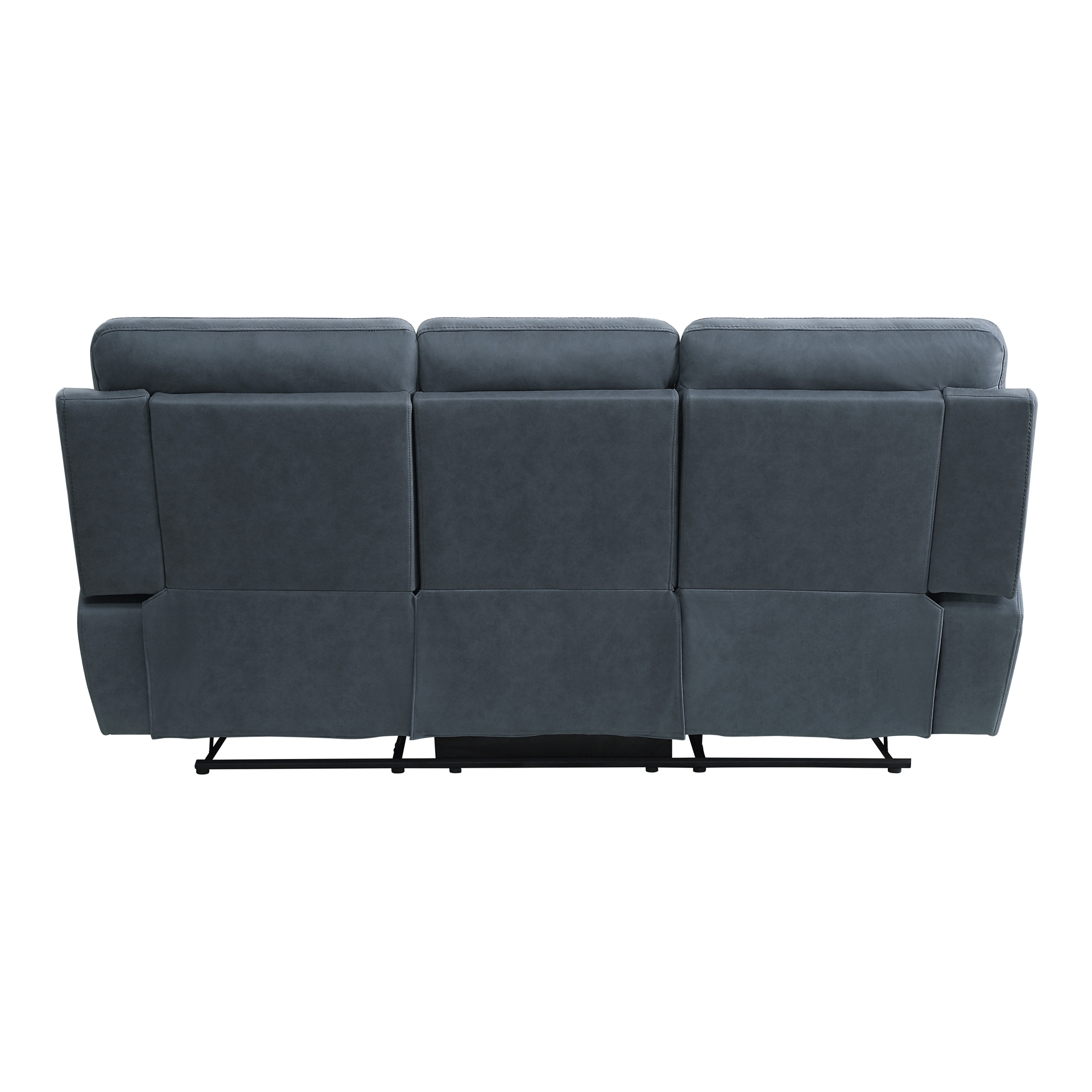 Clifton Microfiber Double Reclining Sofa with Drop-Down Cup Holders