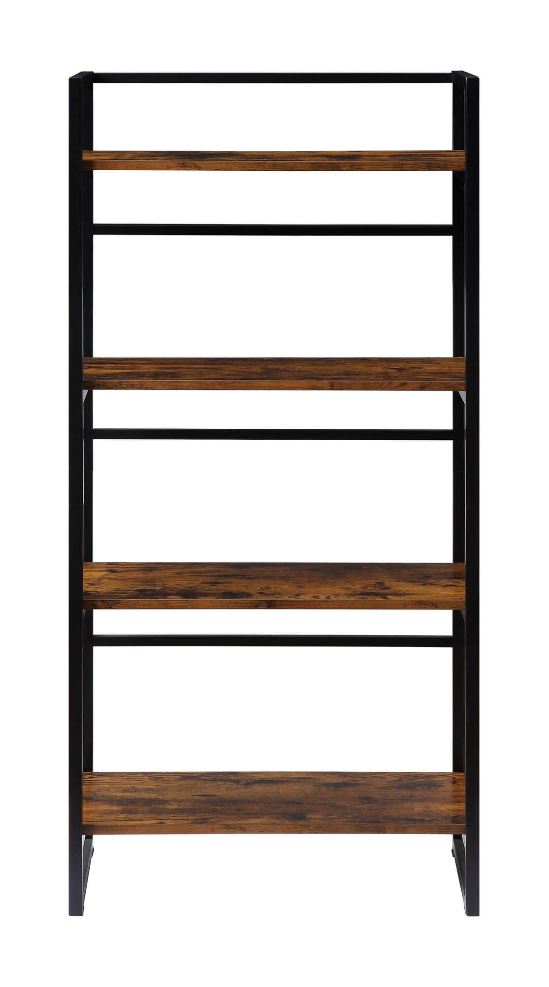 Taurus Wood Veneer/Metal Bookshelf