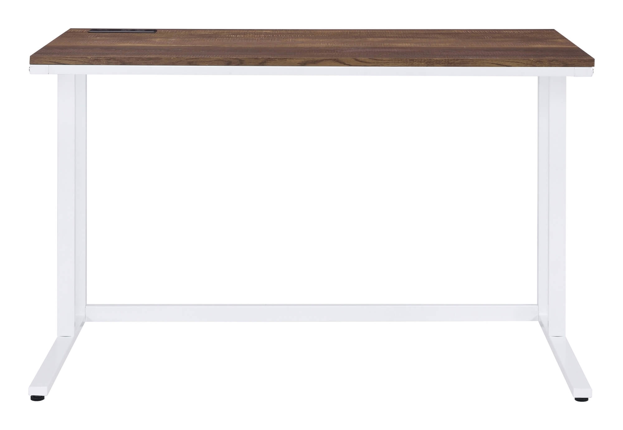 Tyrese Wood/Metal Writing Desk w/ USB Port