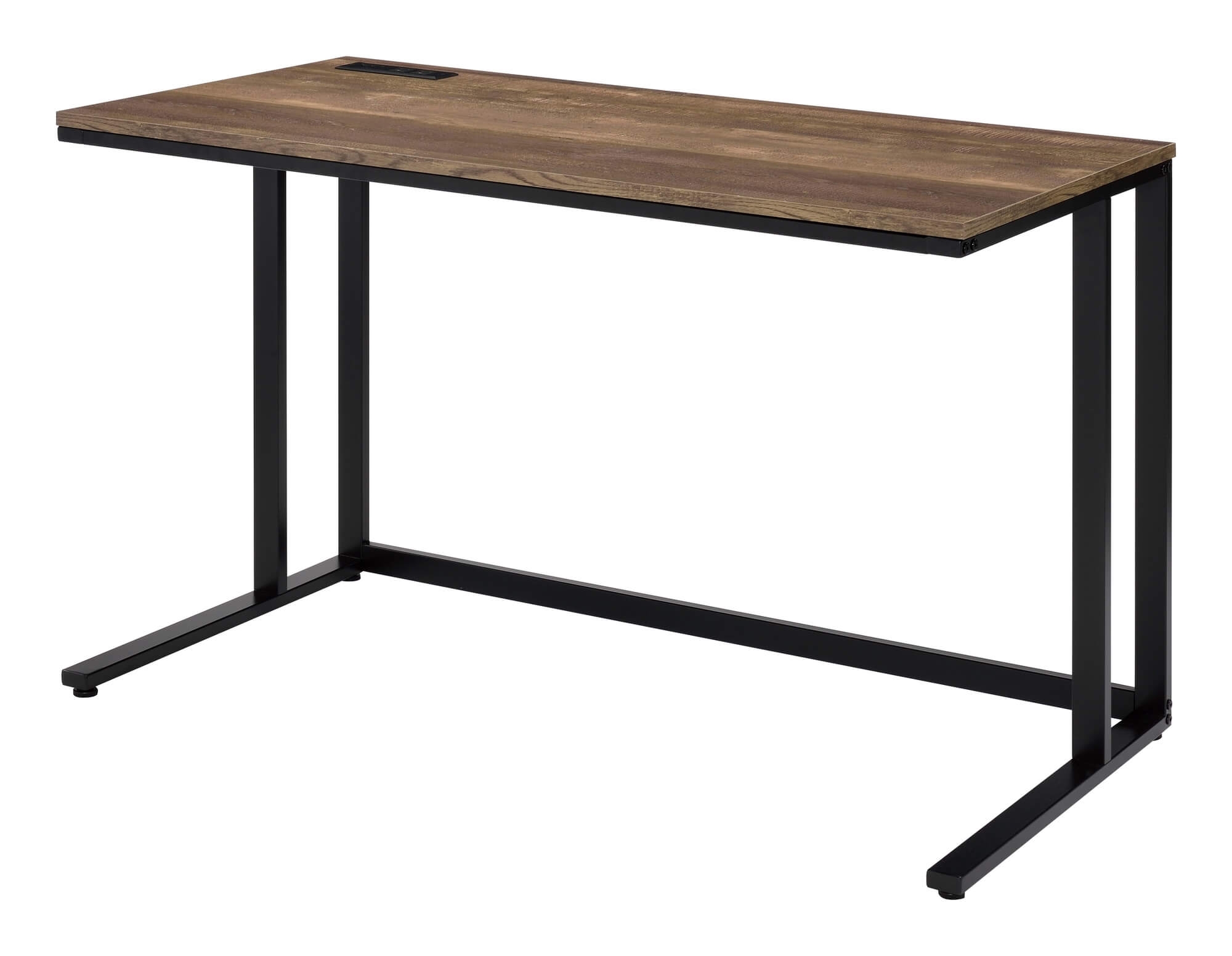 Tyrese Wood/Metal Writing Desk w/ USB Port