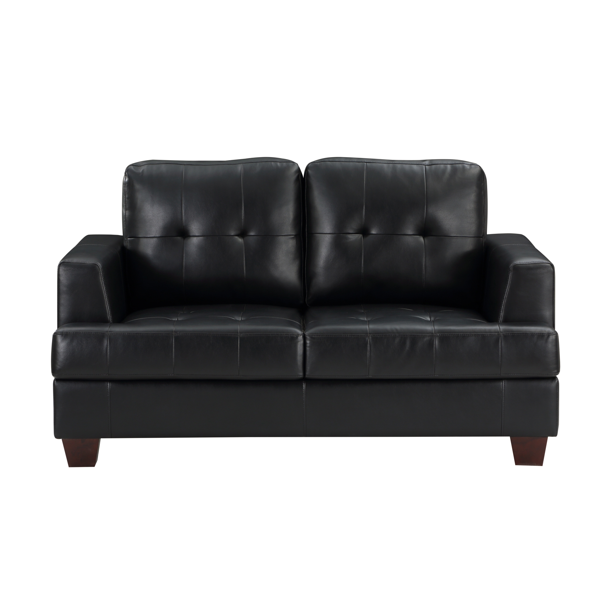 Hinsall Leatherette Loveseat