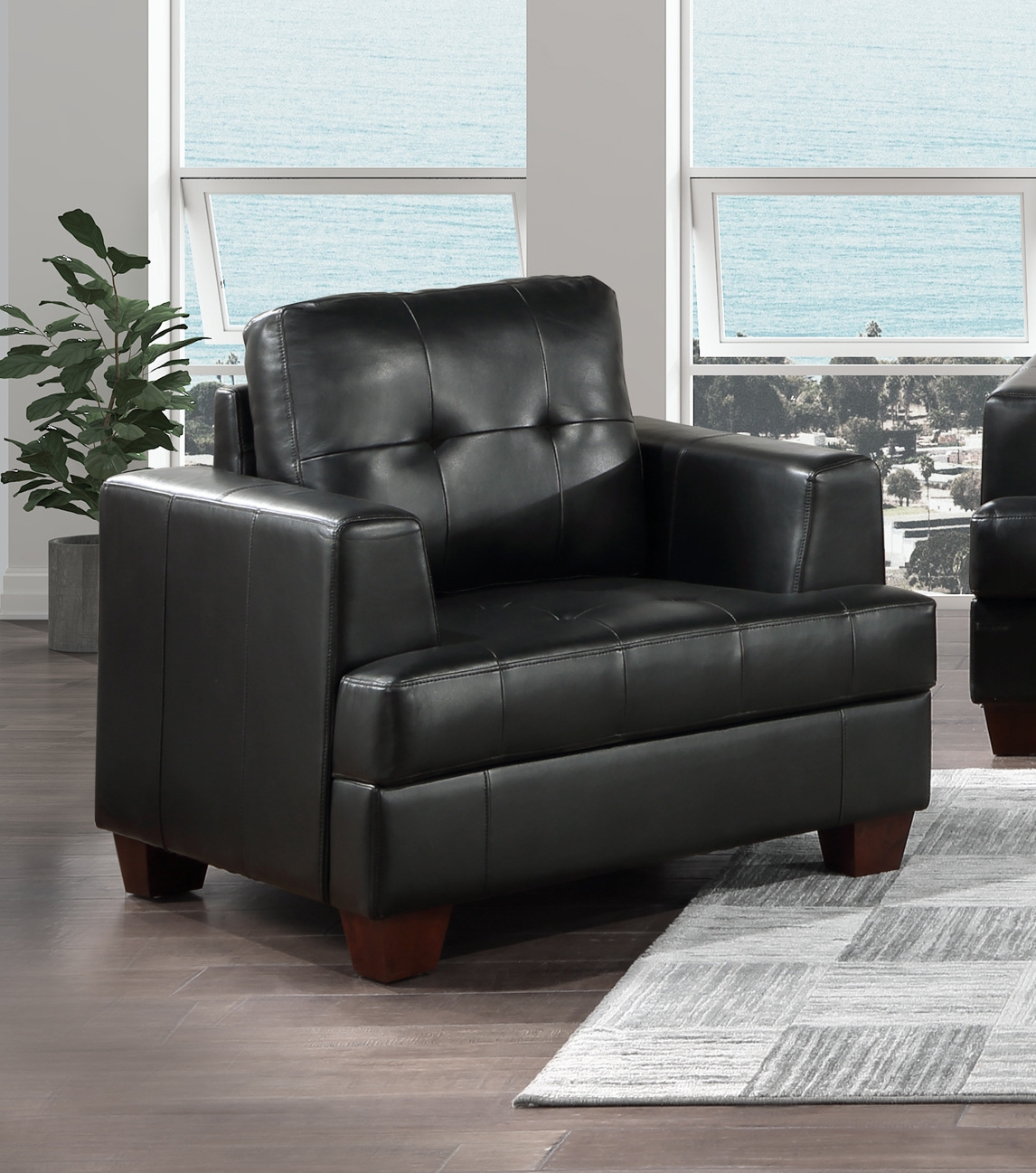 Hinsall Leatherette Chair