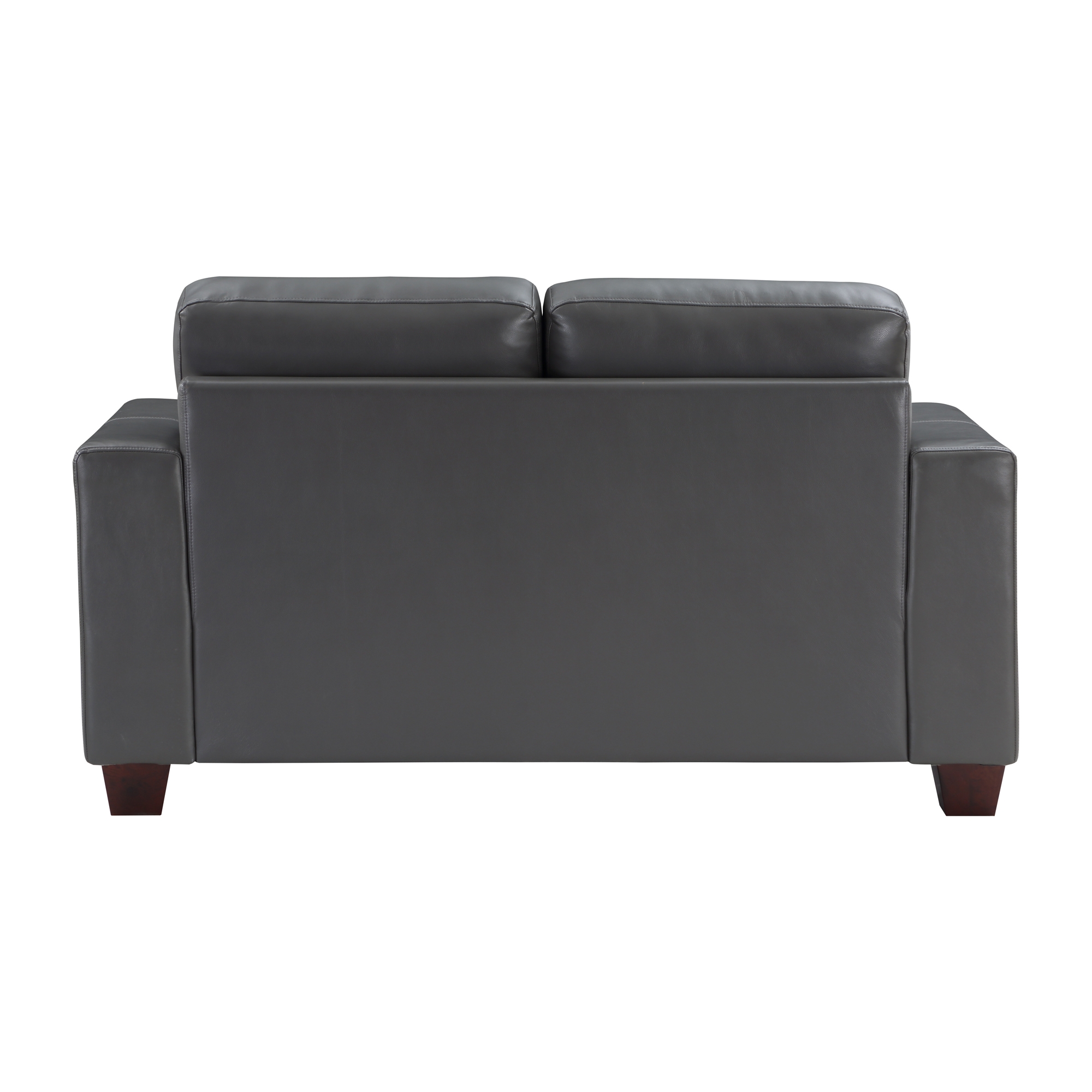 Hinsall Leatherette Loveseat