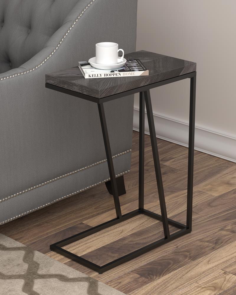 Sergio Chevron Rectangular Accent Table