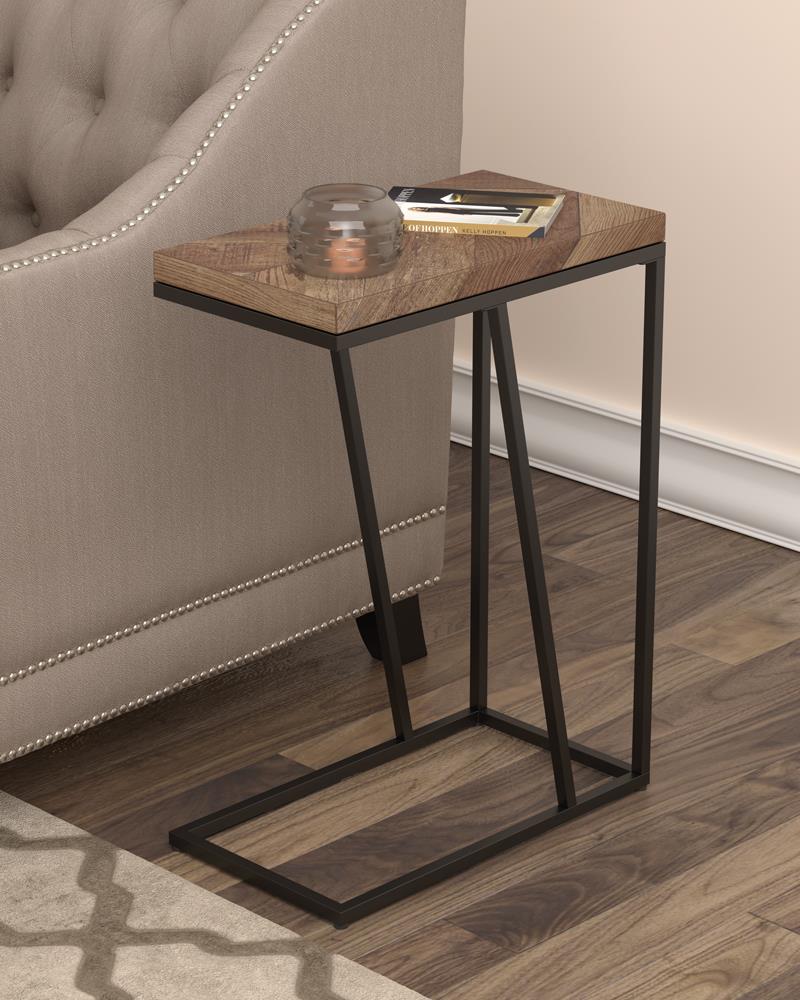 Sergio Chevron Rectangular Accent Table