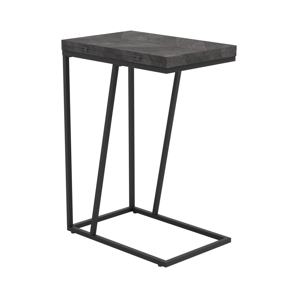 Carly Expandable Chevron Rectangular Accent Table
