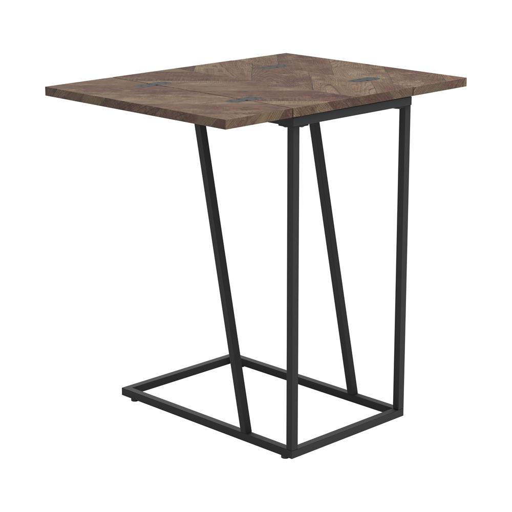 Carly Expandable Chevron Rectangular Accent Table