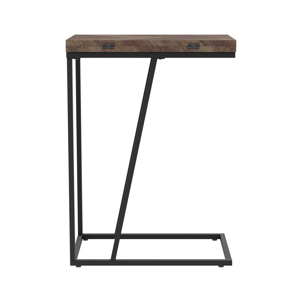 Carly Expandable Chevron Rectangular Accent Table
