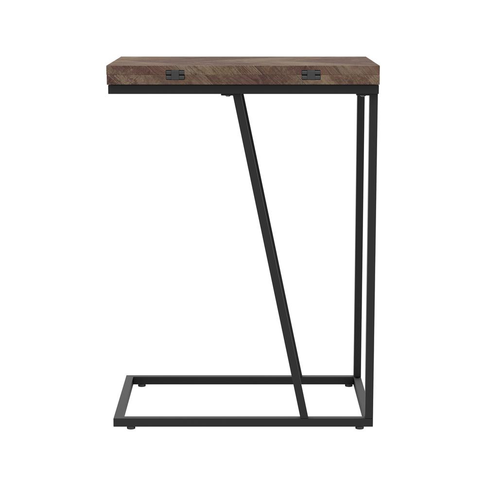 Carly Expandable Chevron Rectangular Accent Table