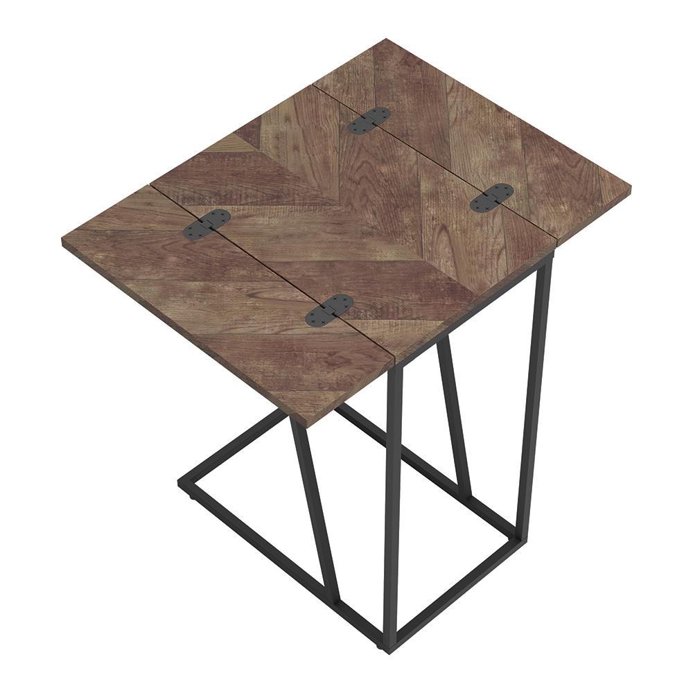 Carly Expandable Chevron Rectangular Accent Table