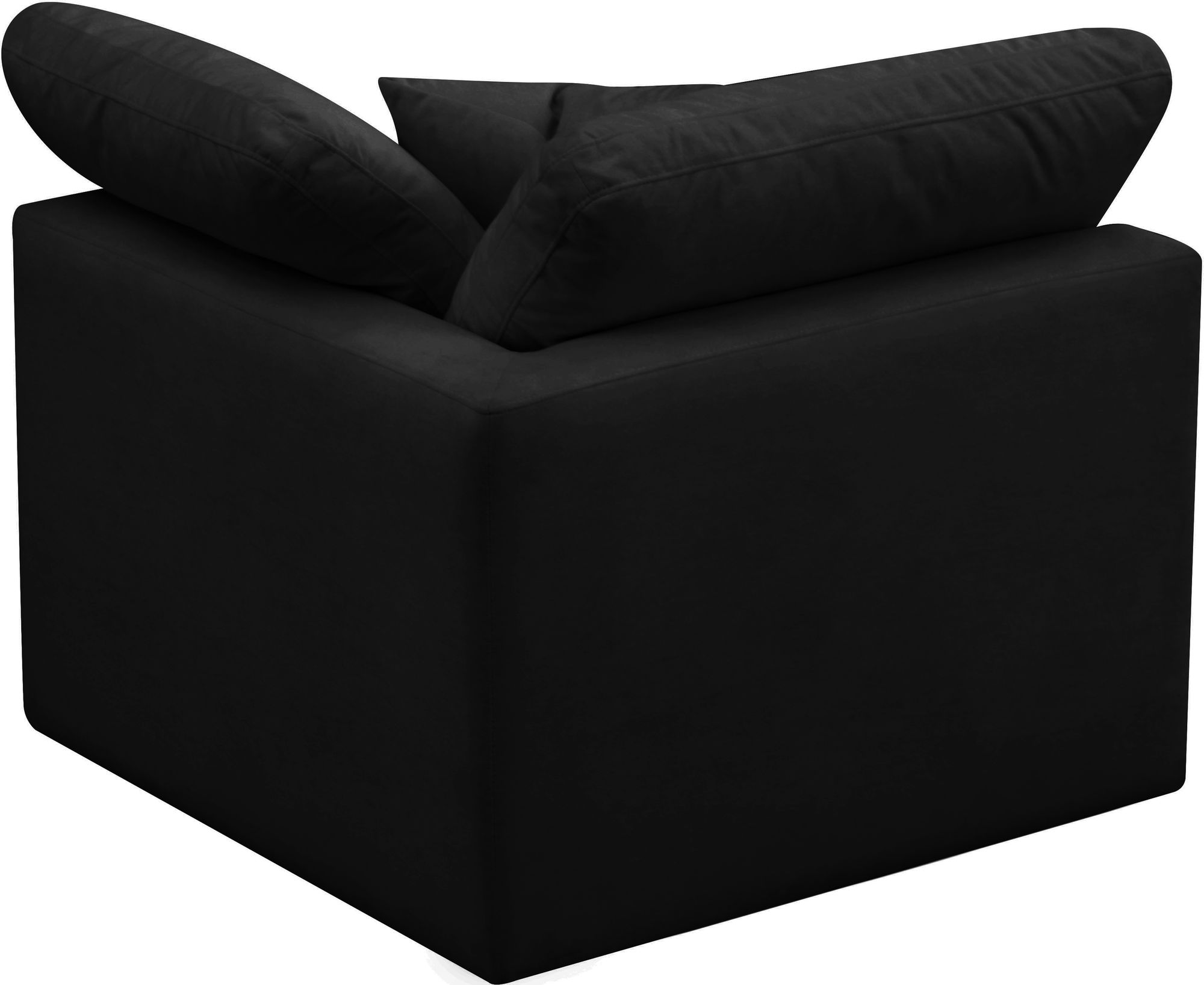 Plush Velvet Standard Comfort Modular Corner Chair