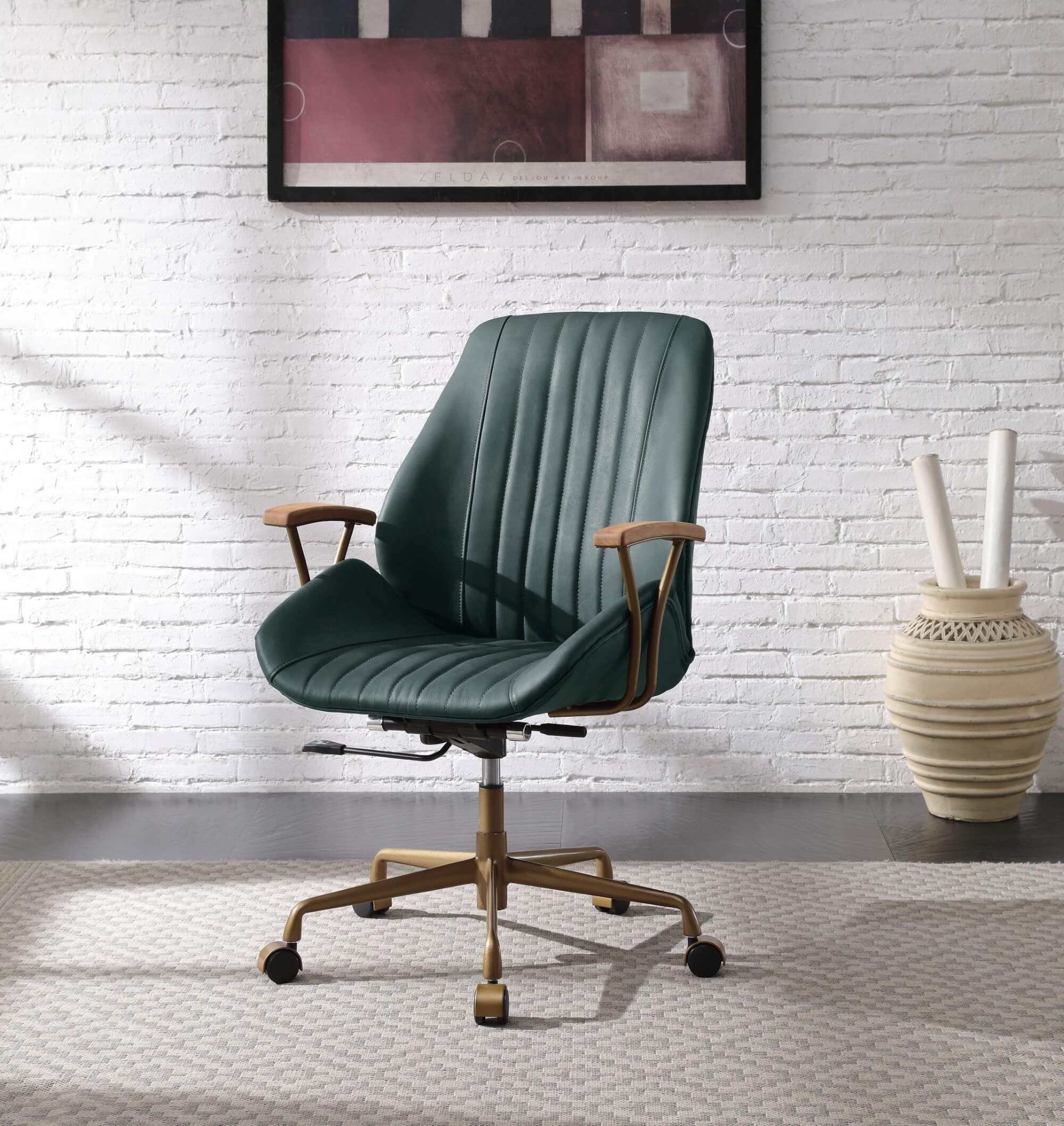 Hamilton Top Grain Leather Office Chair