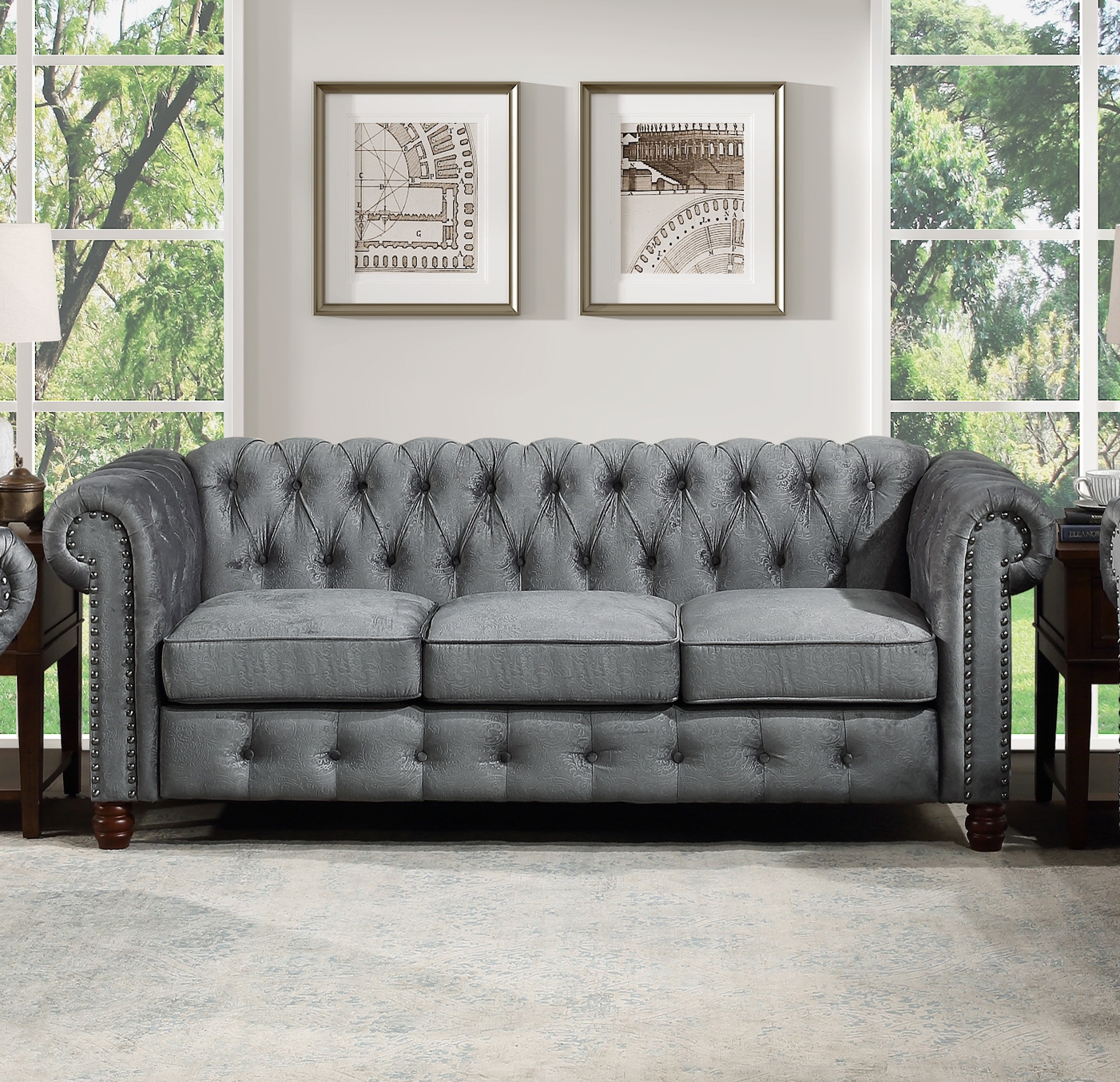 Welwyn Velvet Sofa
