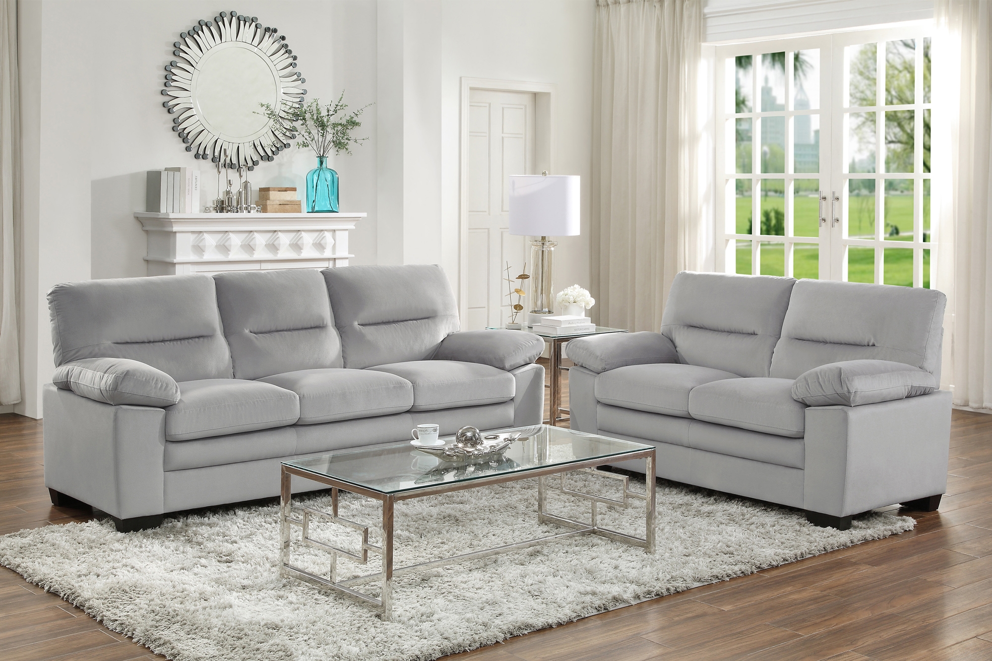 Keighly Fabric Living Room Set