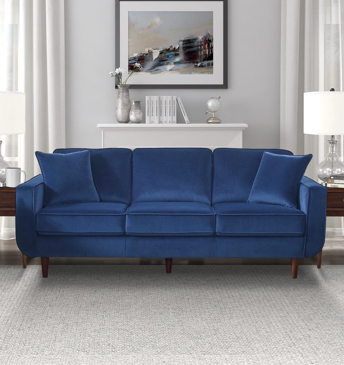 Rand Velvet Sofa
