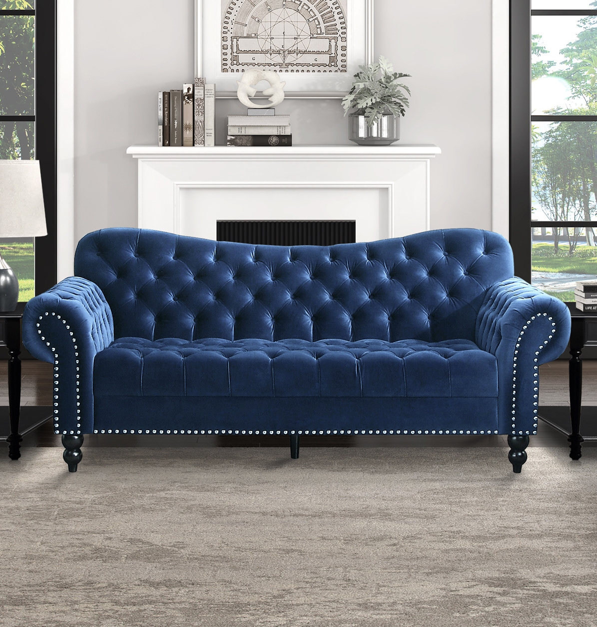 Rosalie Velvet Sofa