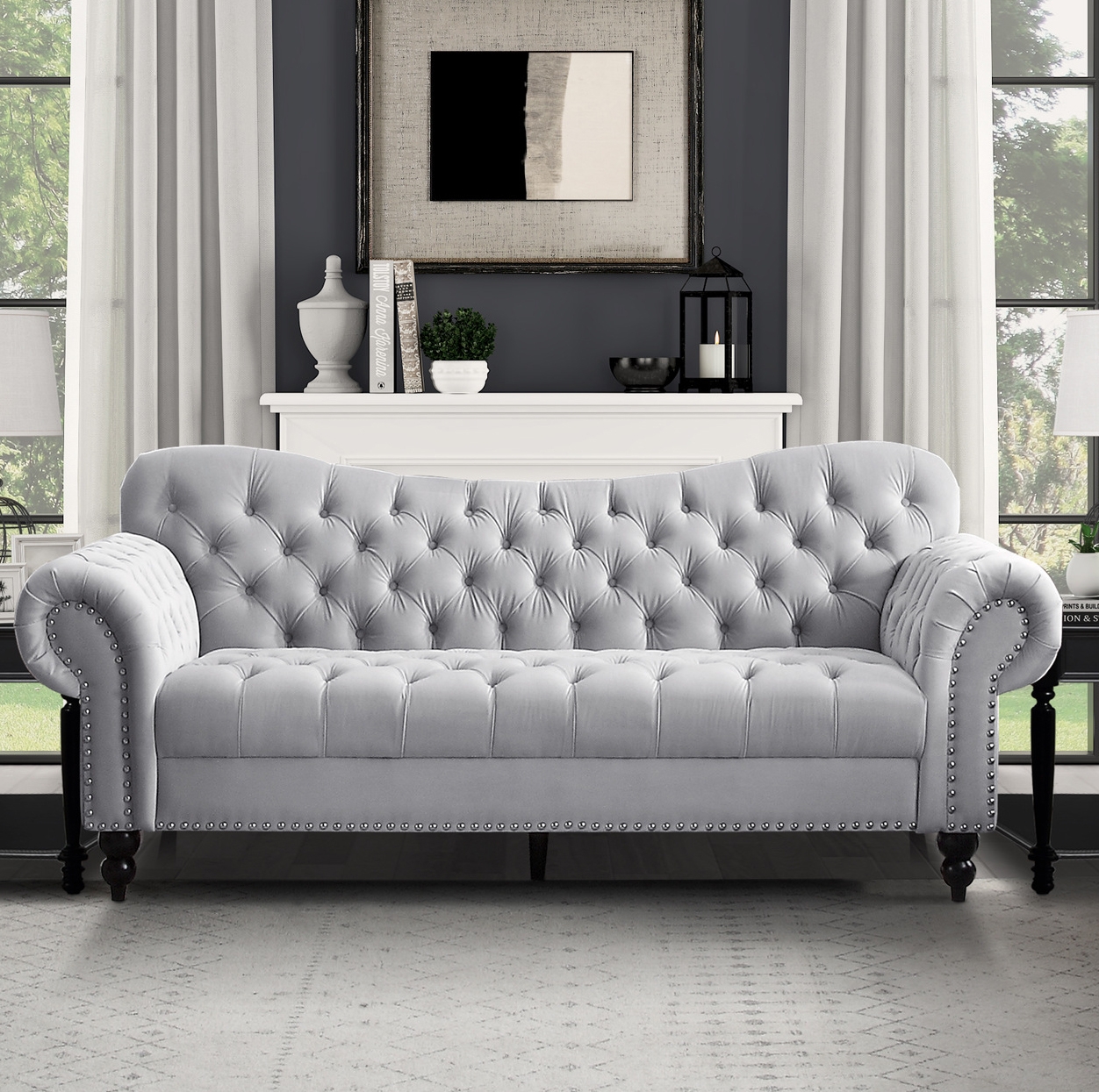Rosalie Velvet Sofa