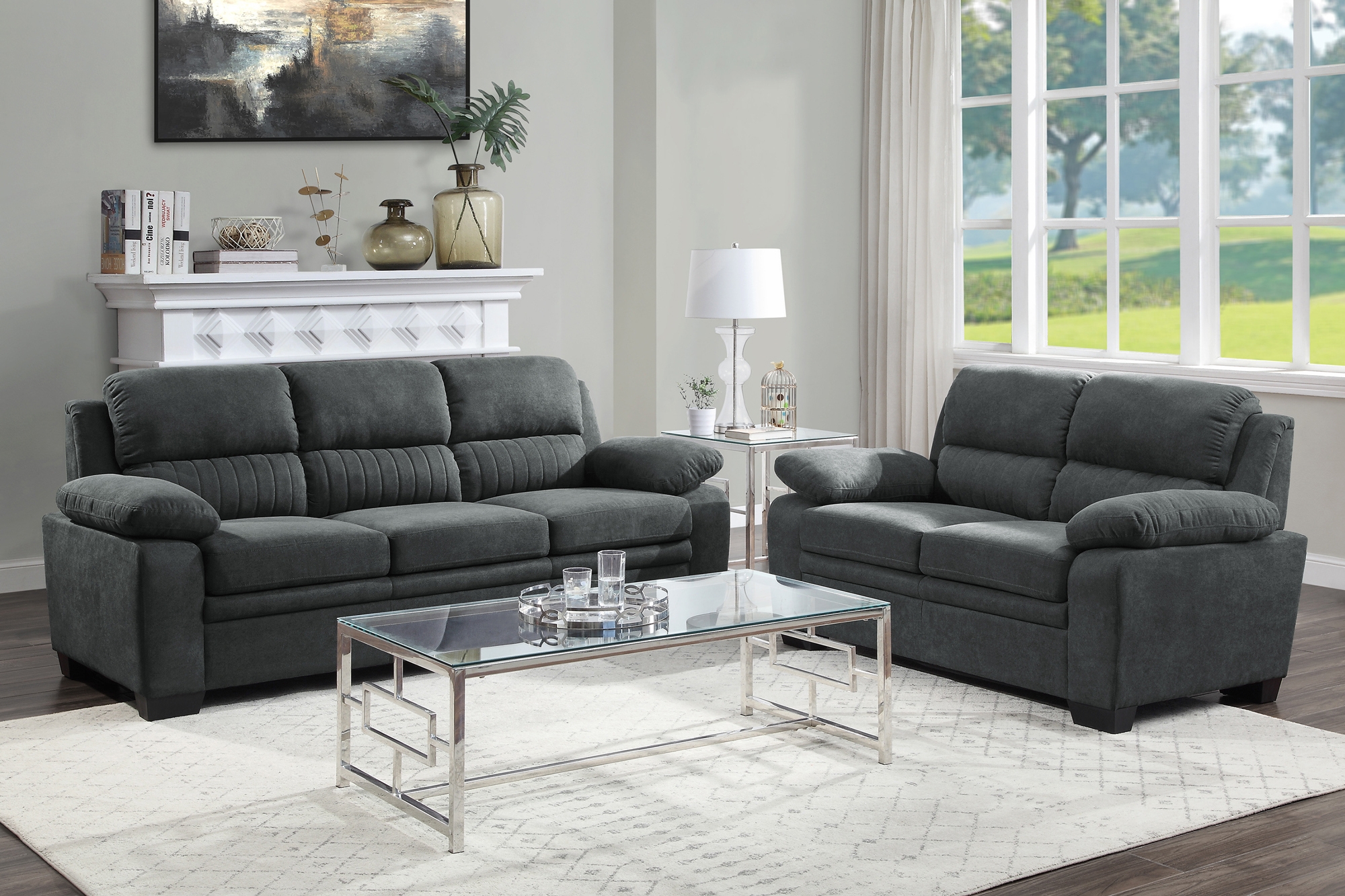 Holleman Fabric Living Room Set
