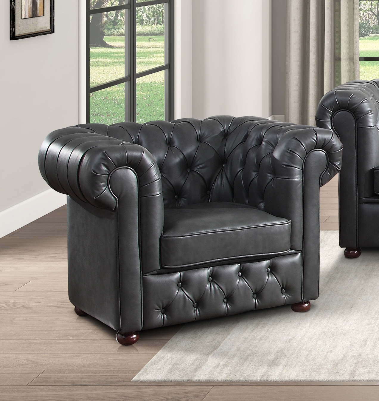 Tiverton Leatherette Living Room Set