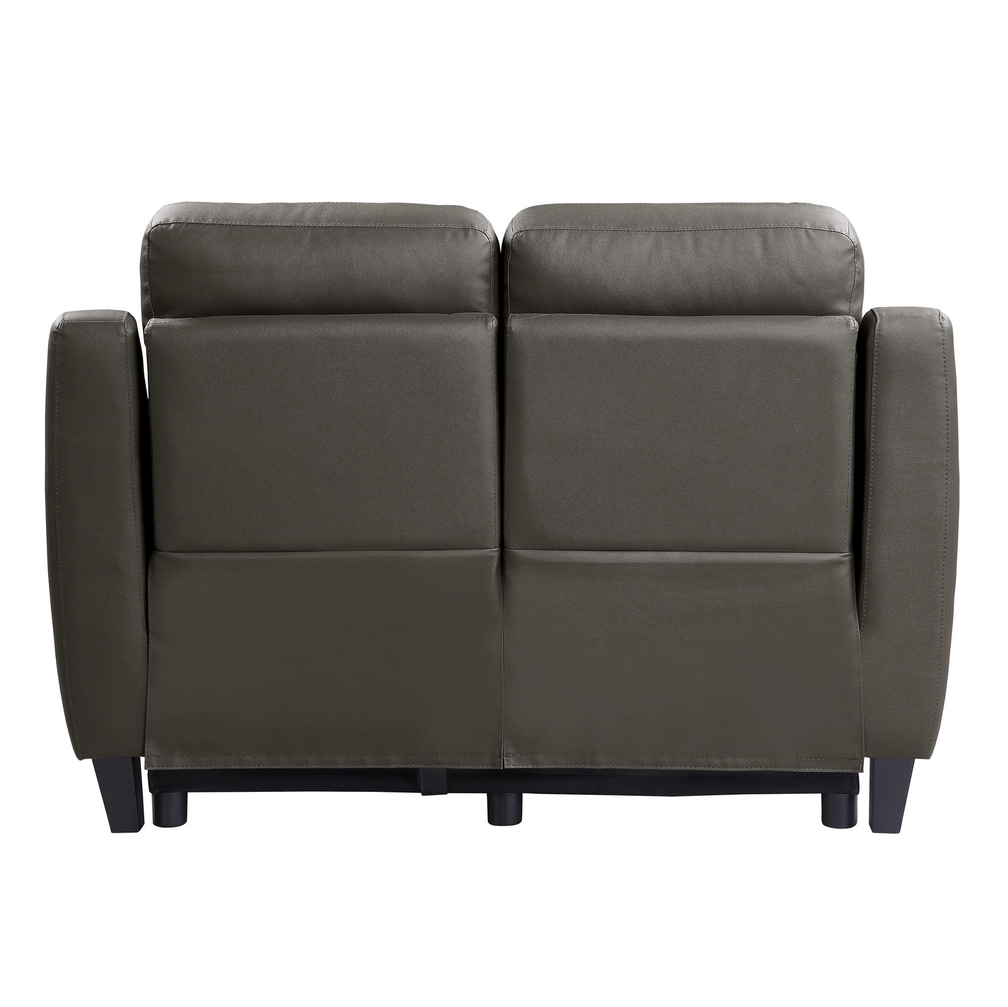 Conrad Leather/Leatherette Power Double Reclining Loveseat