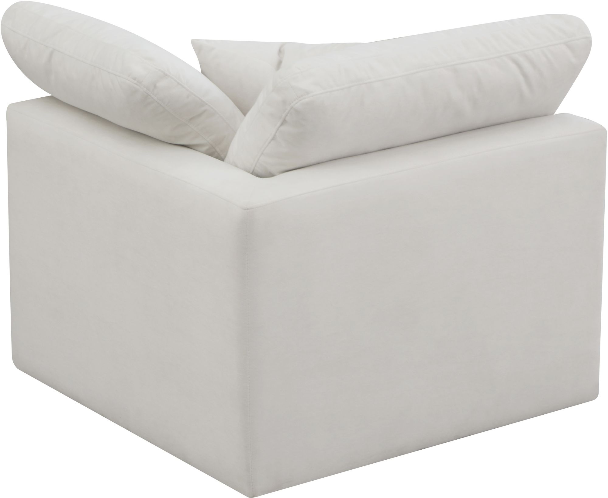Plush Velvet Standard Comfort Modular Corner Chair