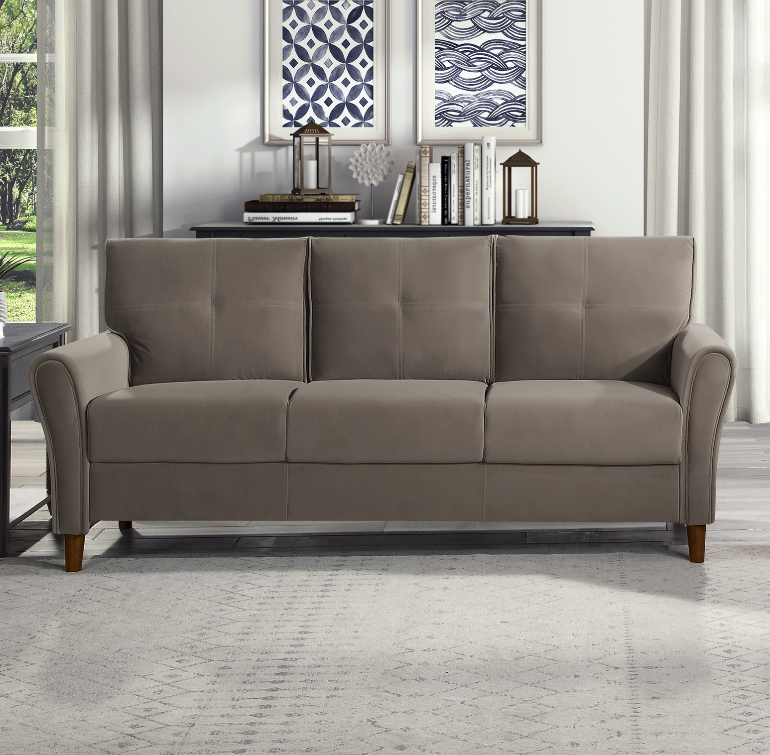 Dunleith Velvet Sofa