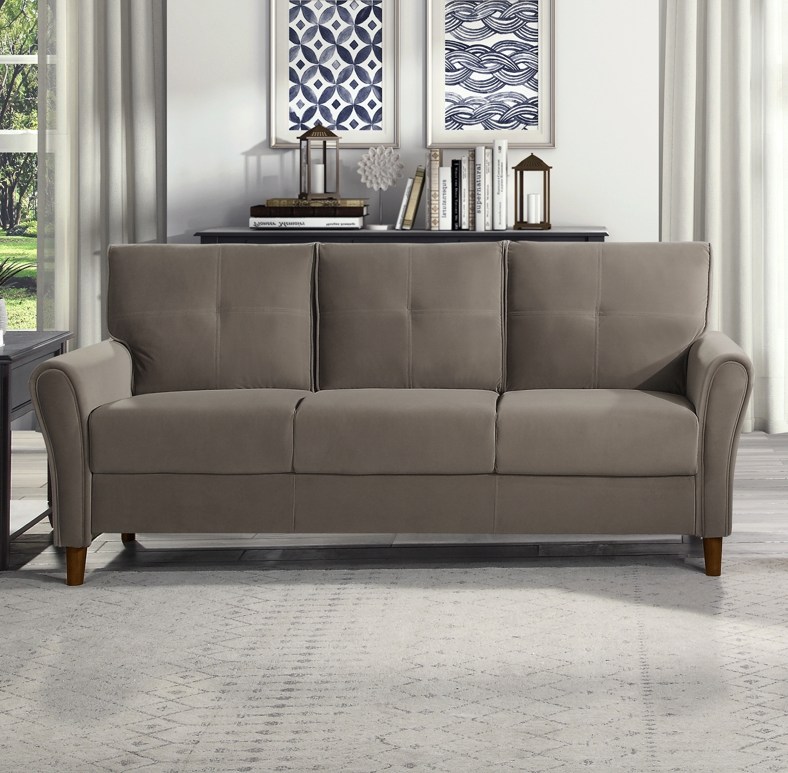 Dunleith Velvet Living Room Set