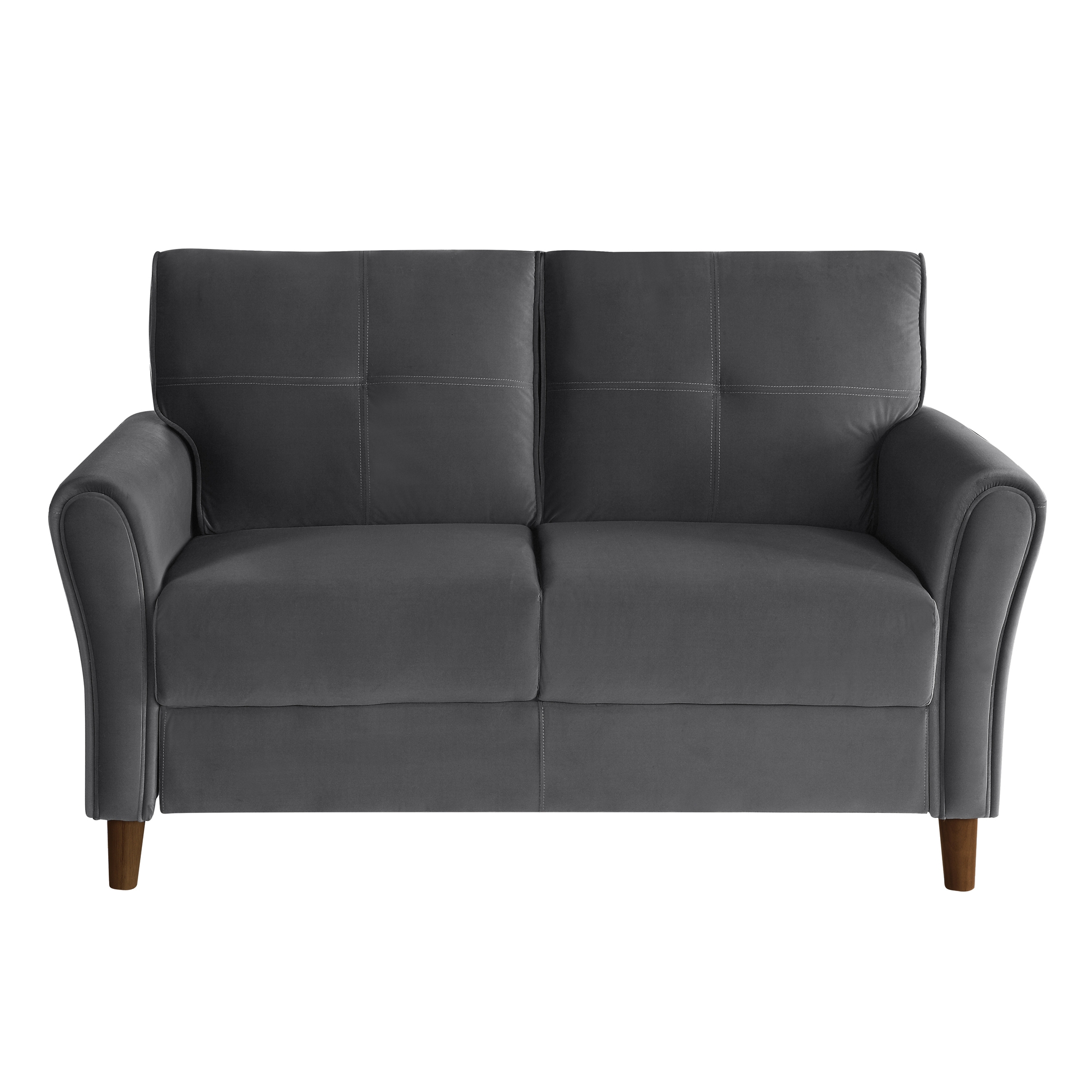 Dunleith Velvet Loveseat