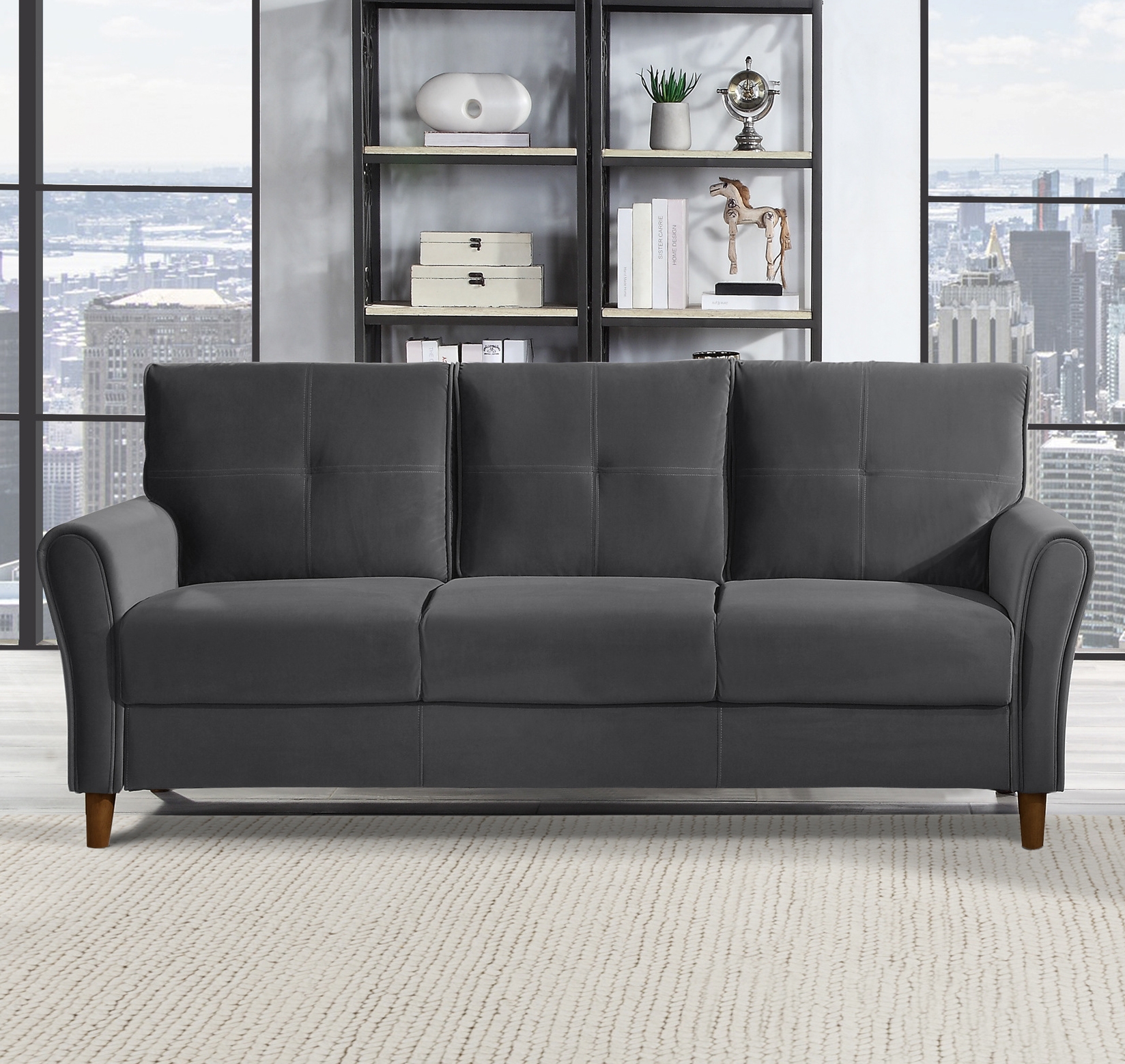 Dunleith Velvet Sofa