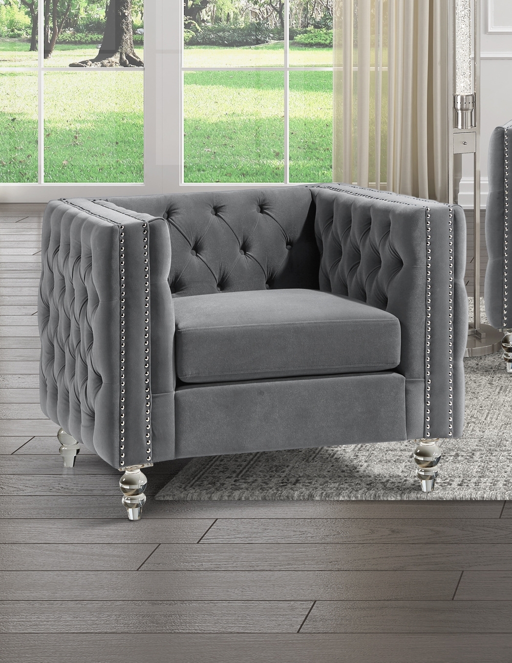 Orina Velvet Living Room Set
