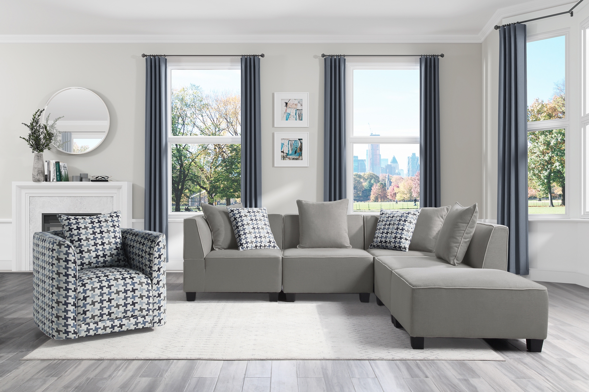Jayne Fabric Modular Sectional