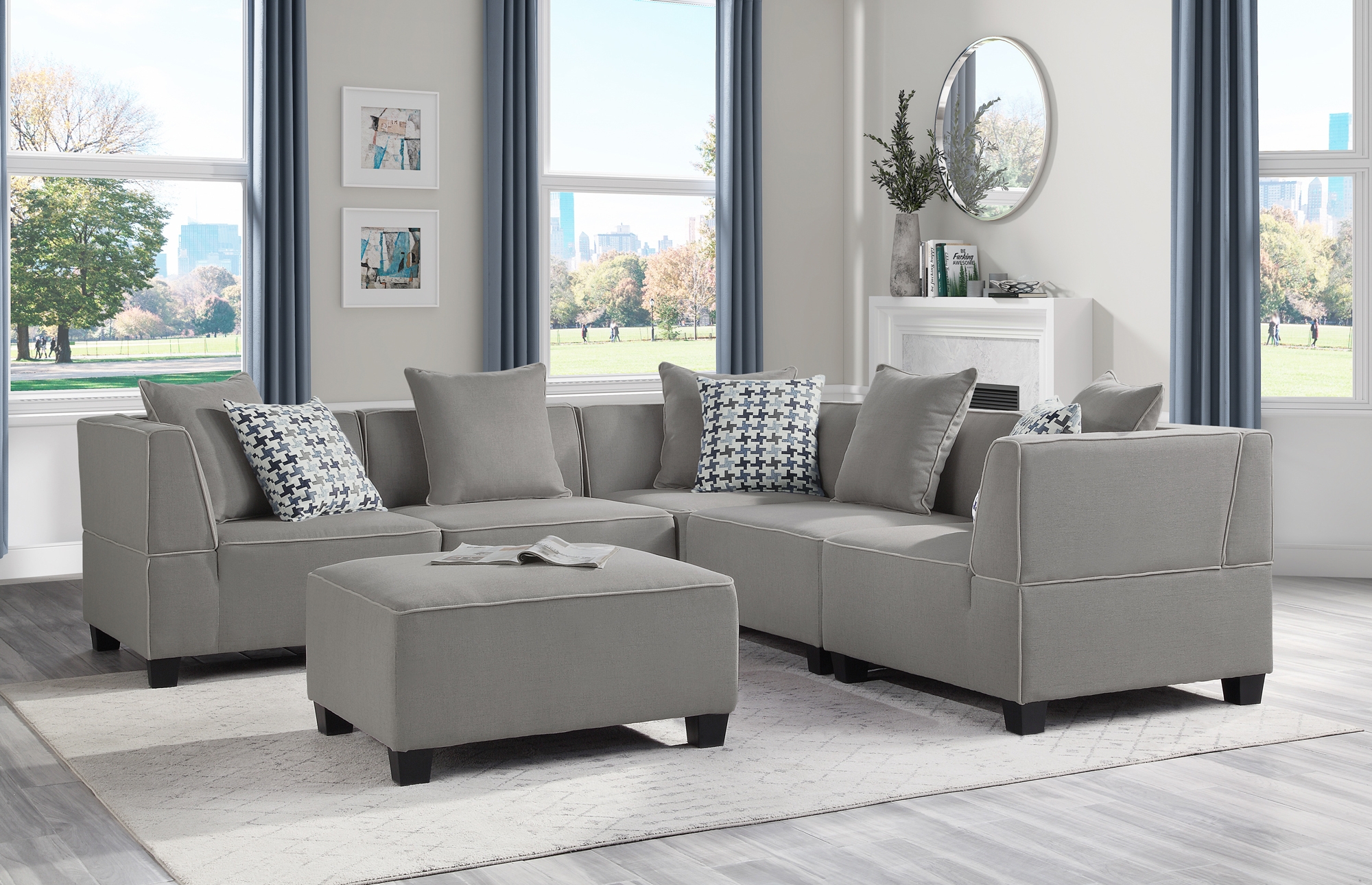 Jayne Fabric Modular Sectional