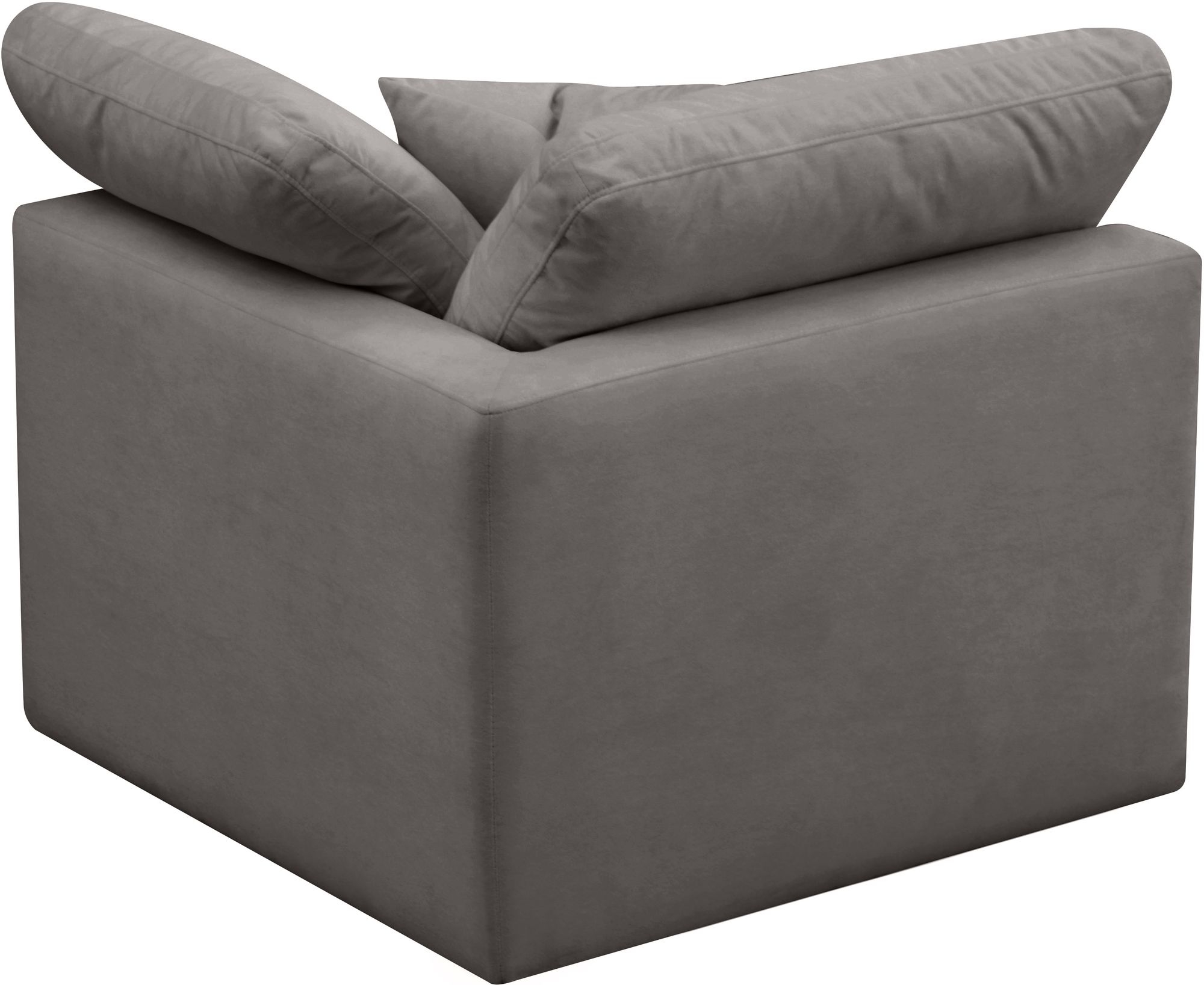 Plush Velvet Standard Comfort Modular Corner Chair