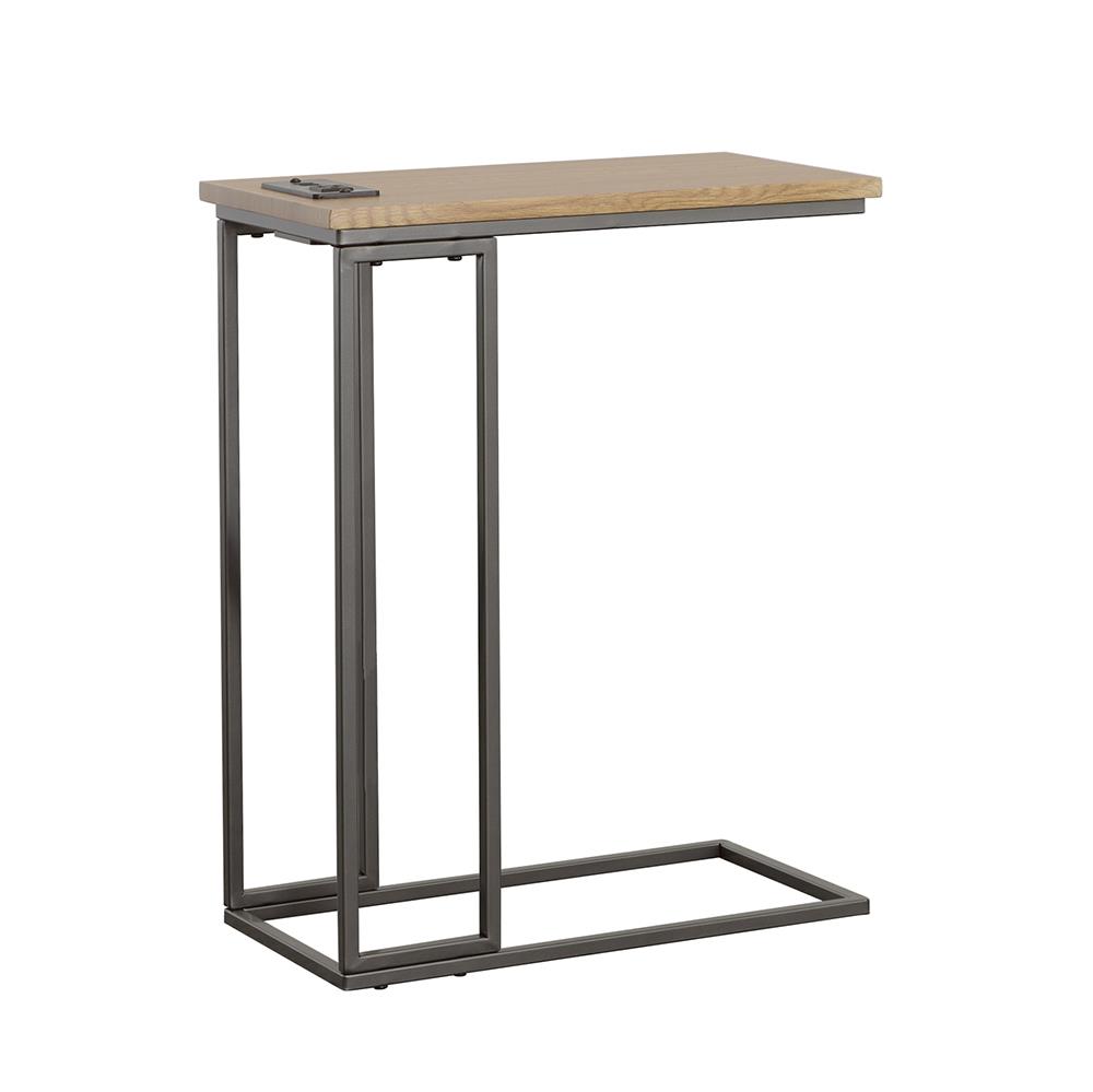 Rudy Snack Table with Power Outlet