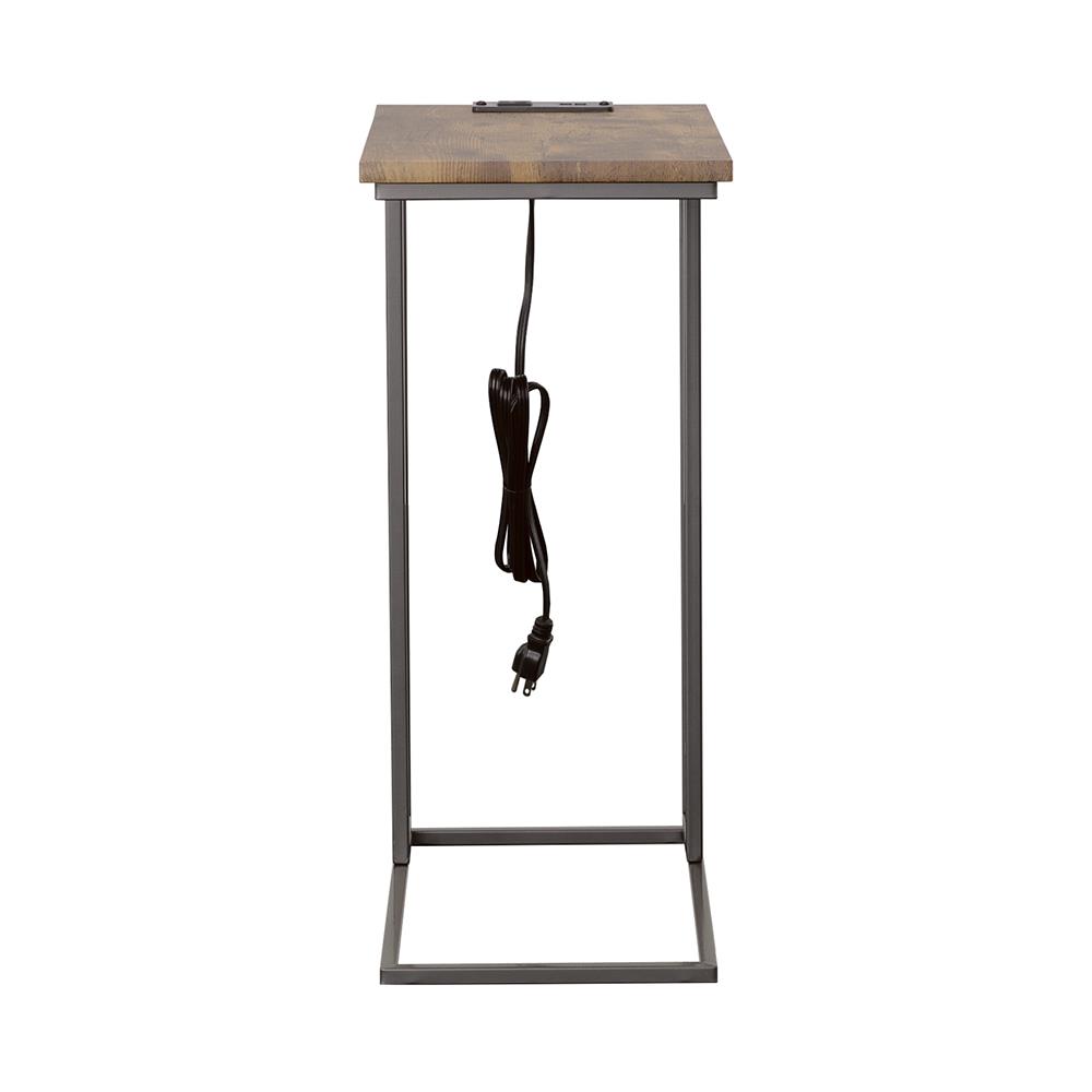 Rudy Snack Table with Power Outlet