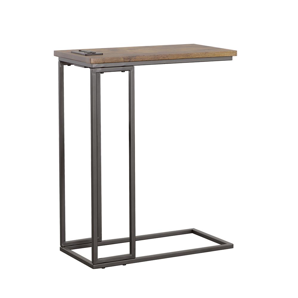 Rudy Snack Table with Power Outlet
