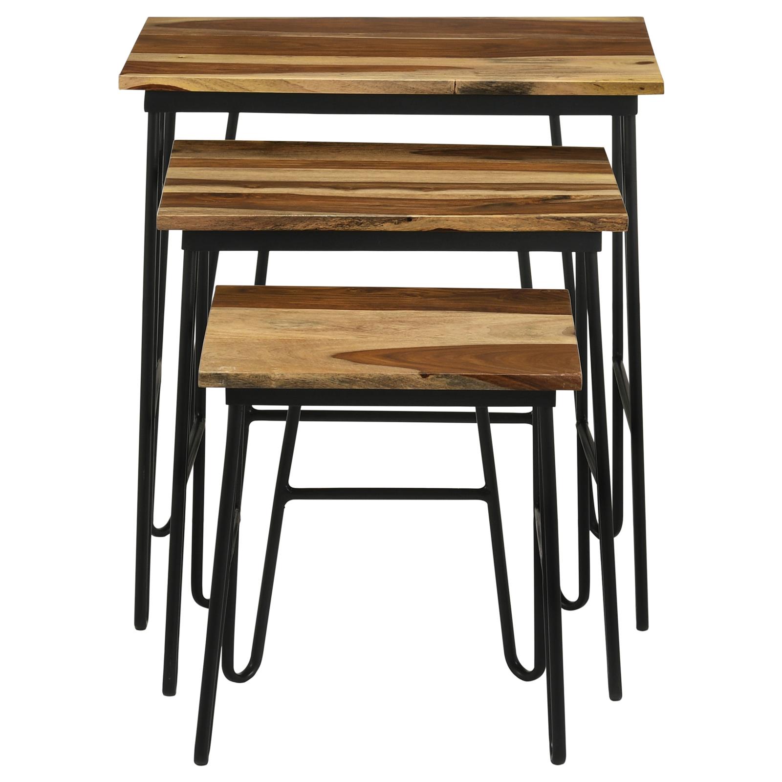 Nayeli 3-piece Nesting Table with Hairpin Legs