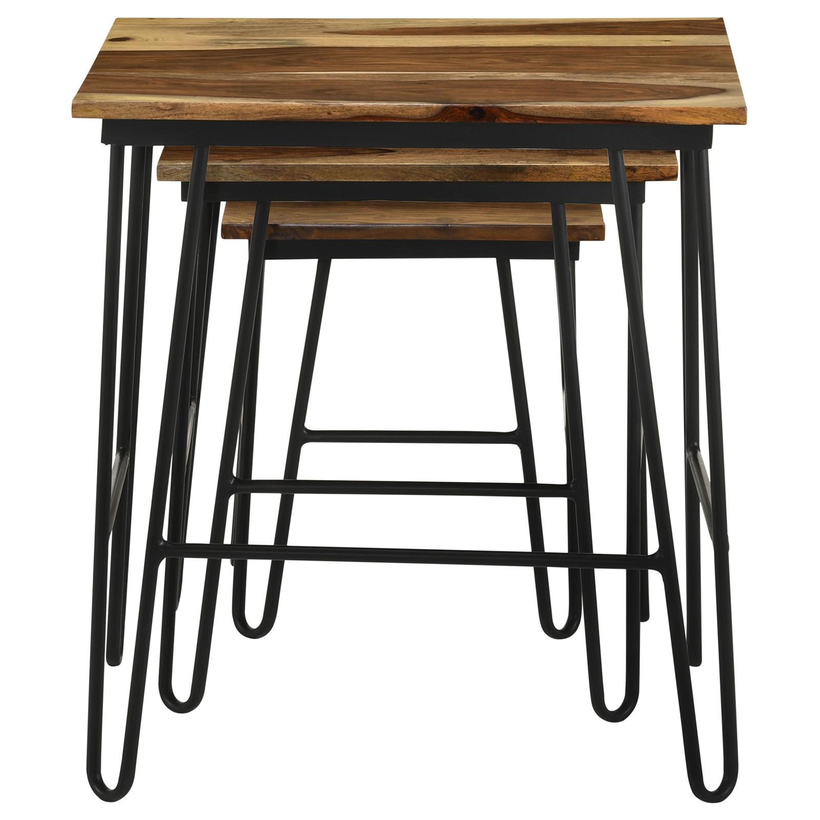 Nayeli 3-piece Nesting Table with Hairpin Legs