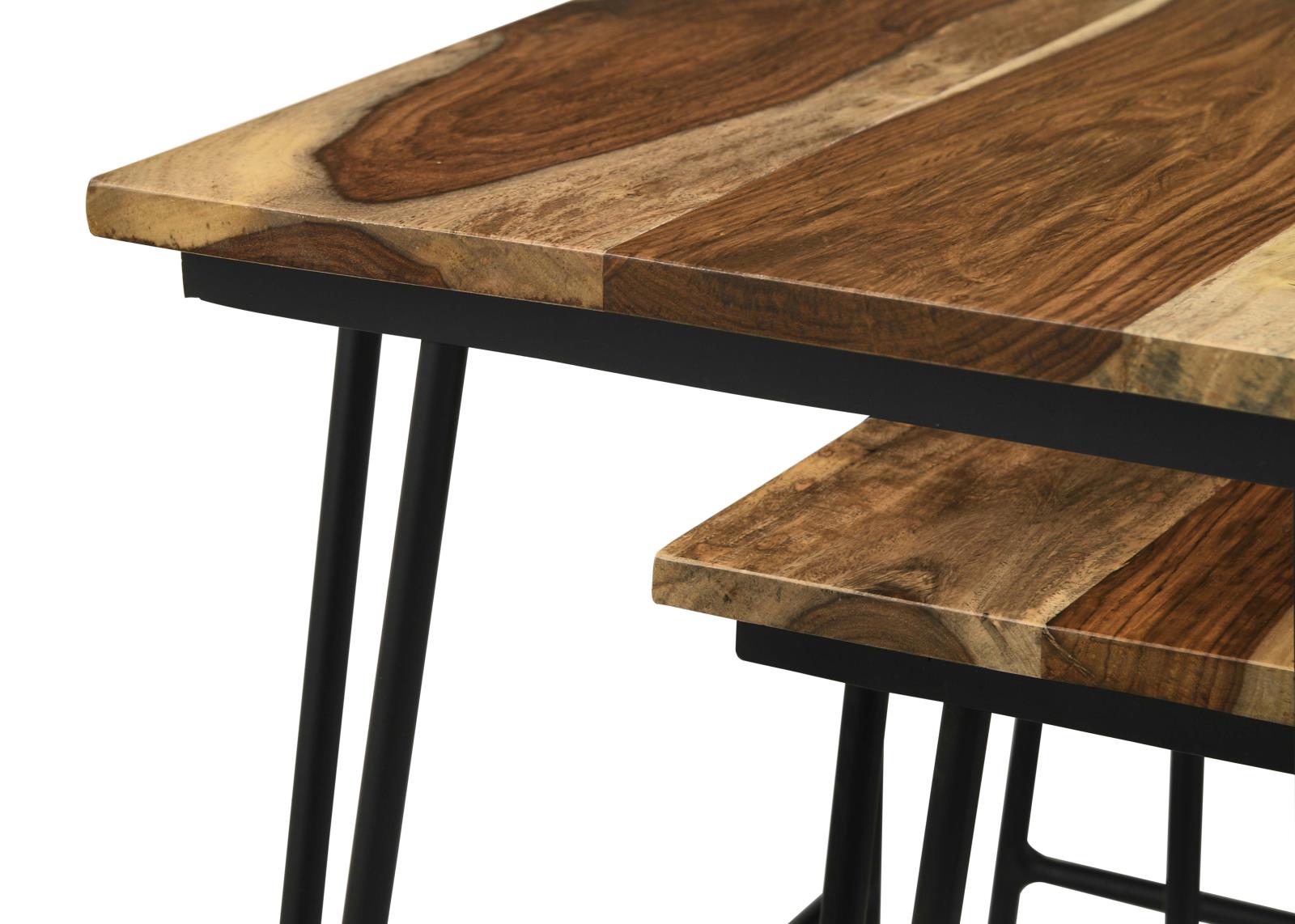 Nayeli 3-piece Nesting Table with Hairpin Legs