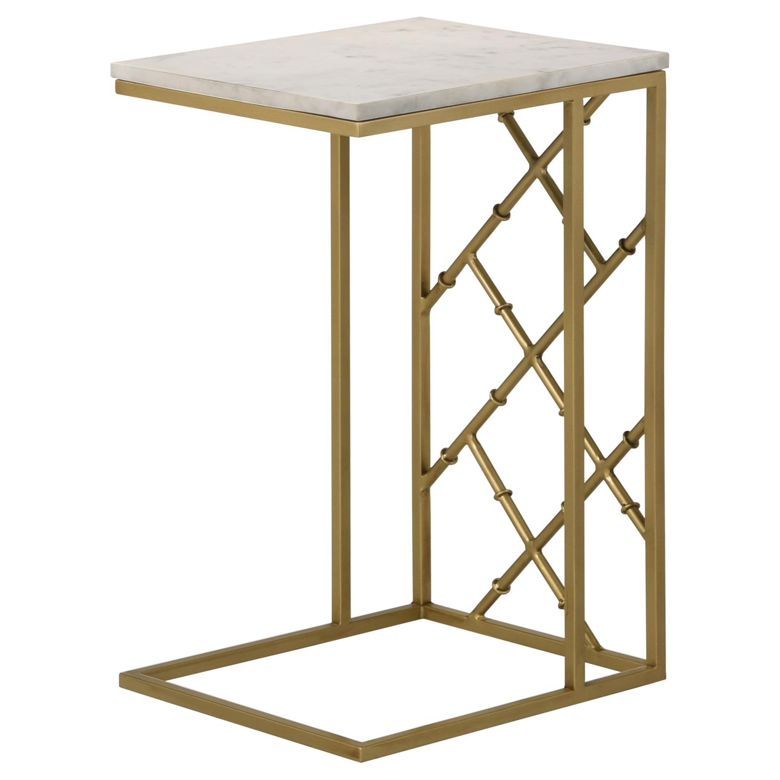 Angeliki Accent Table with Marble Top