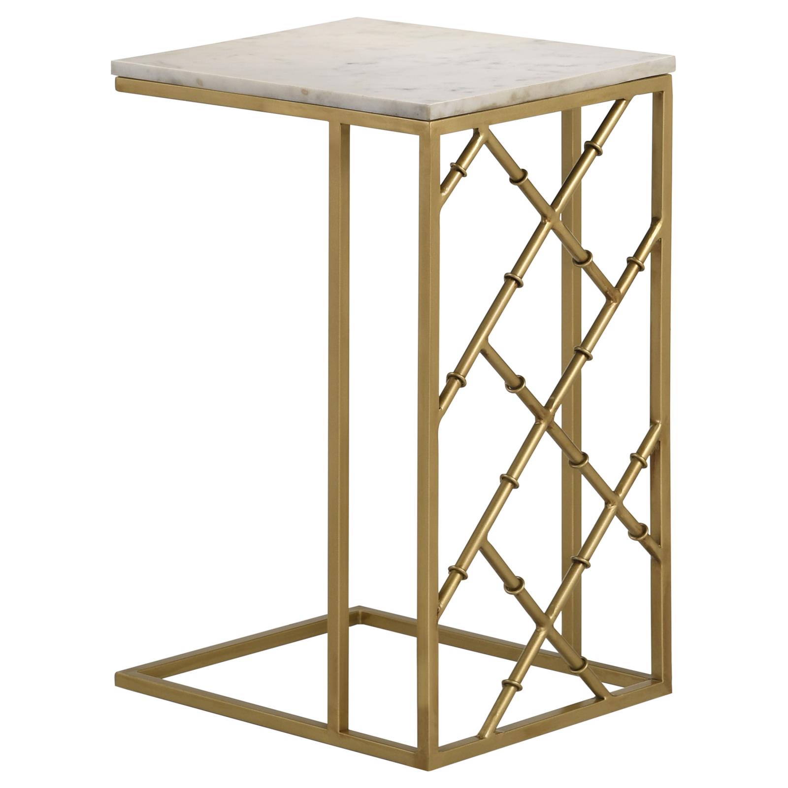 Angeliki Accent Table with Marble Top